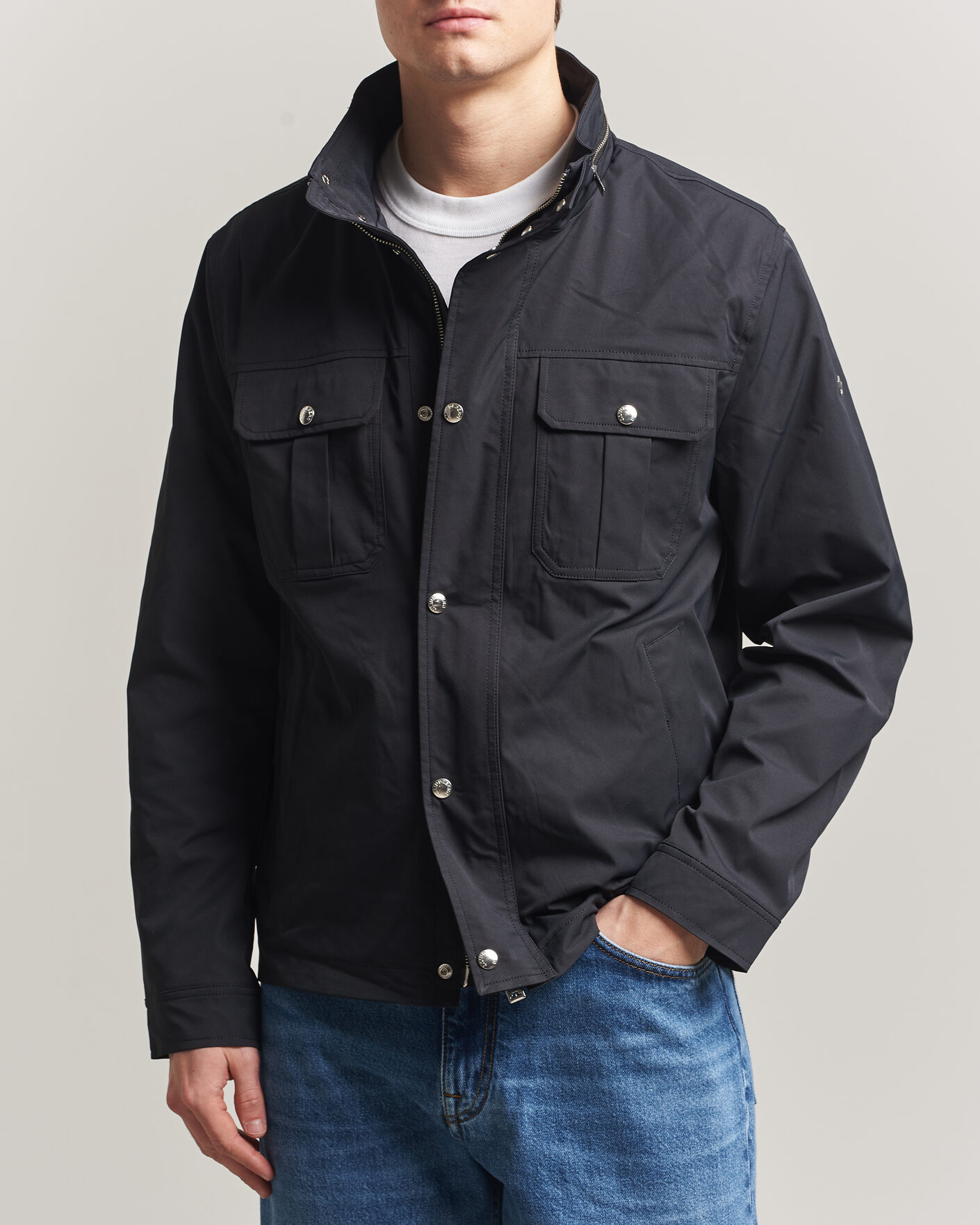 Mies | Takit | J.Lindeberg | Bailey Recyceled Poly Jacket Black