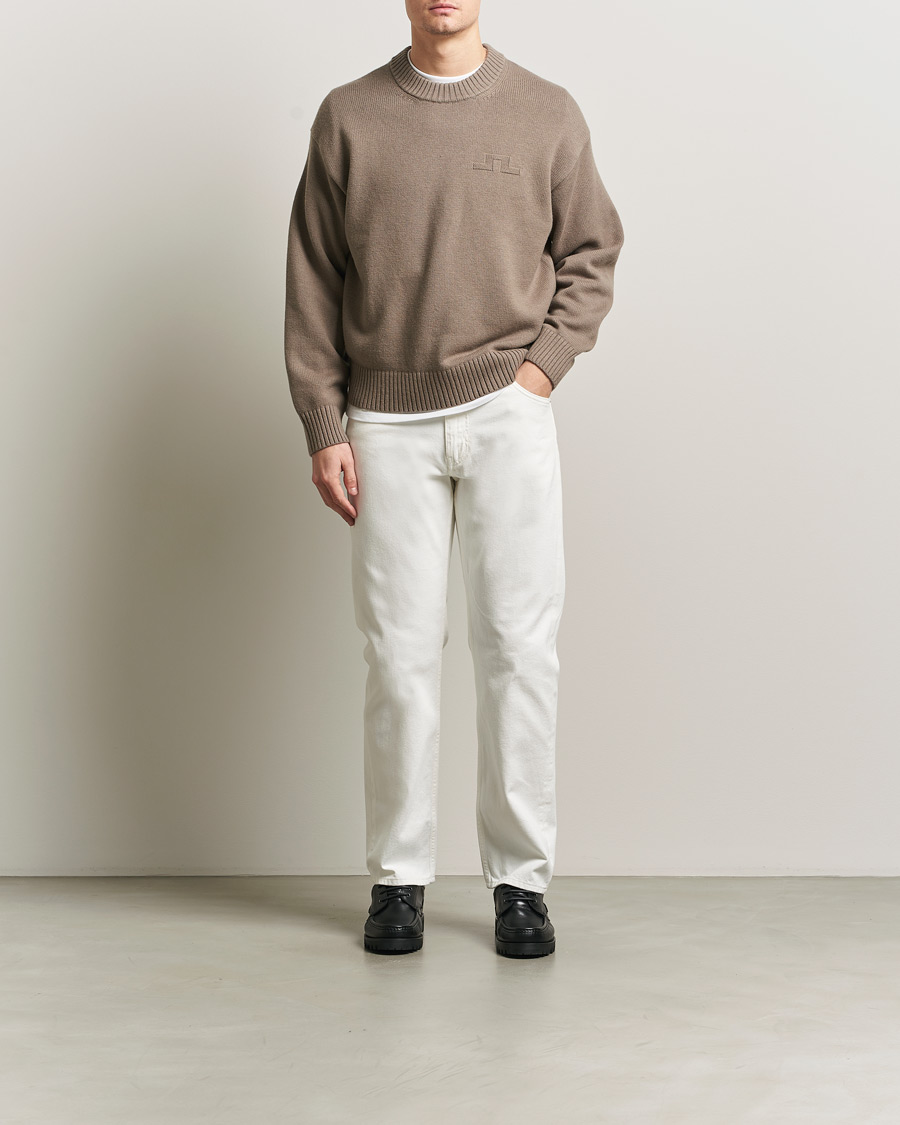 Mies | Housut | J.Lindeberg | Cody Regular 5-Pocket Pants White