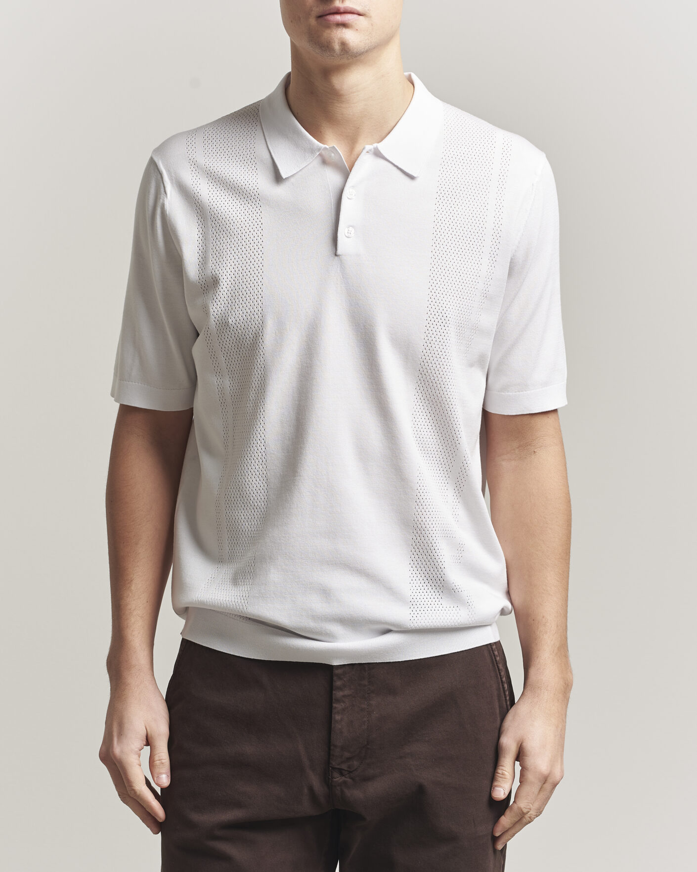 Mies | Pikeet | J.Lindeberg | Reymond Knit Polo White