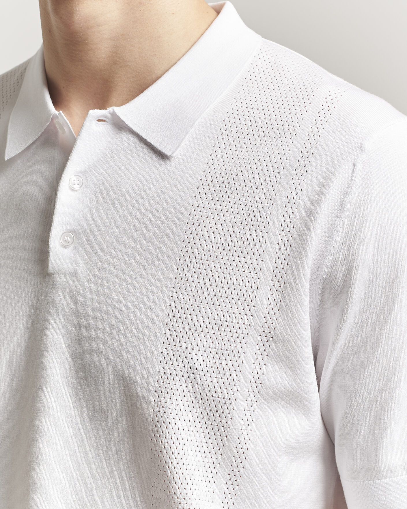 Mies | Pikeet | J.Lindeberg | Reymond Knit Polo White