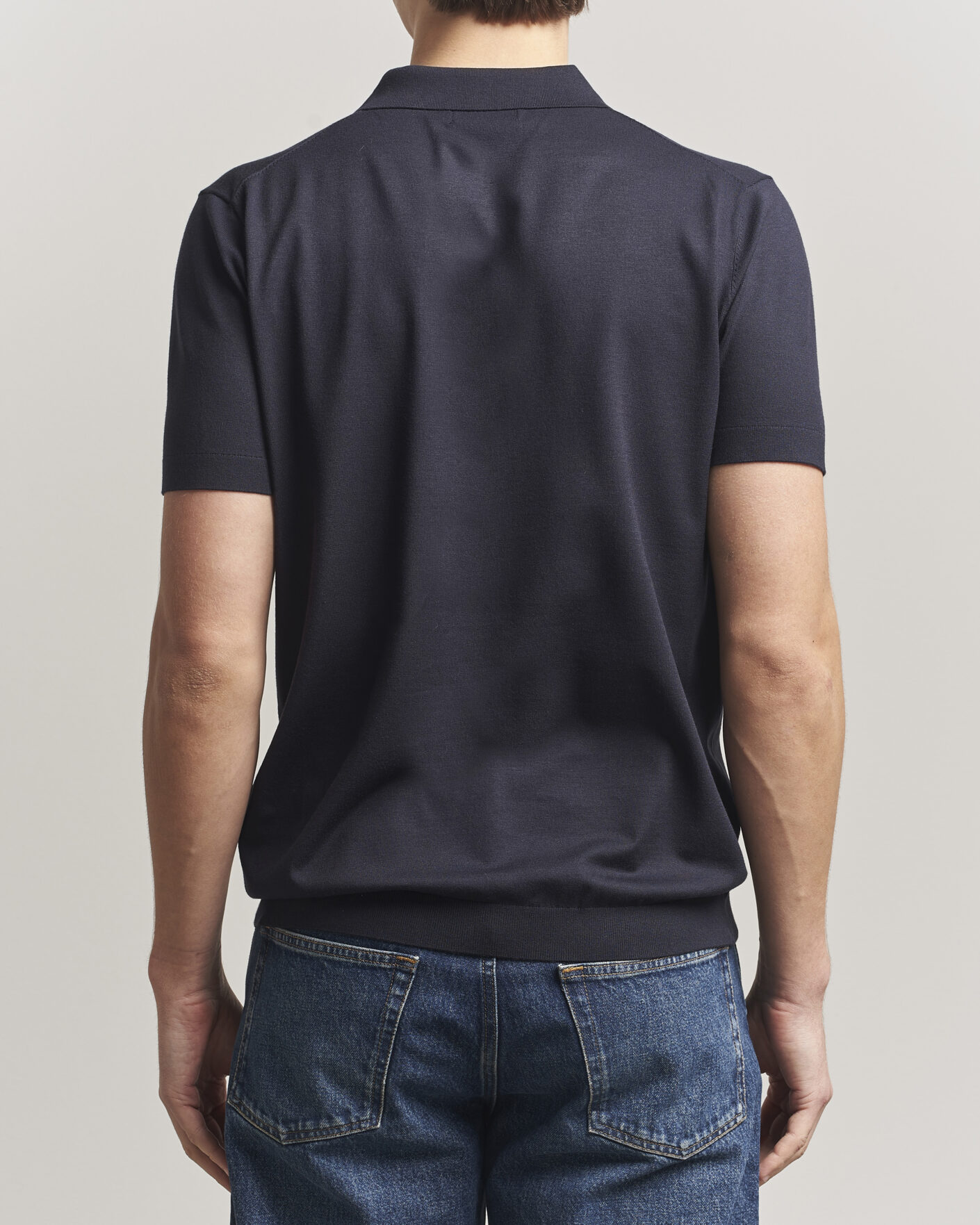 Mies | Pikeet | J.Lindeberg | Ridge Knitted Polo JL Navy