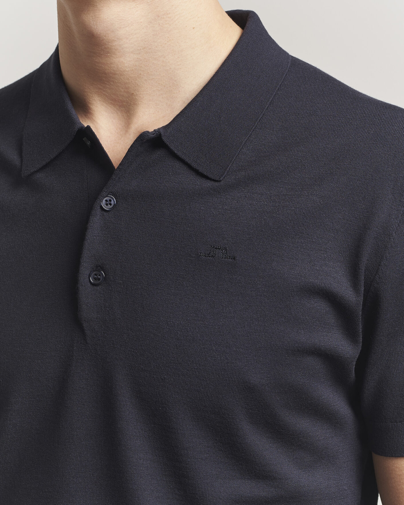 Mies | Pikeet | J.Lindeberg | Ridge Knitted Polo JL Navy