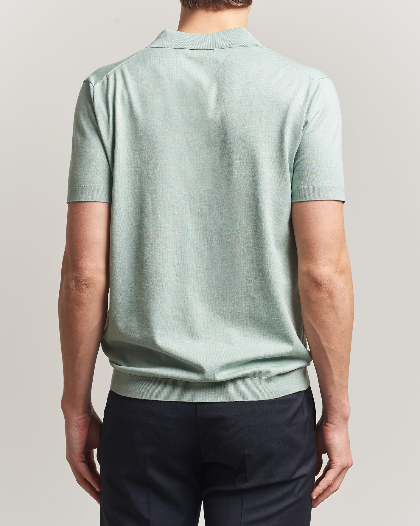 Mies | Pikeet | J.Lindeberg | Ridge Knitted Polo Jadeite