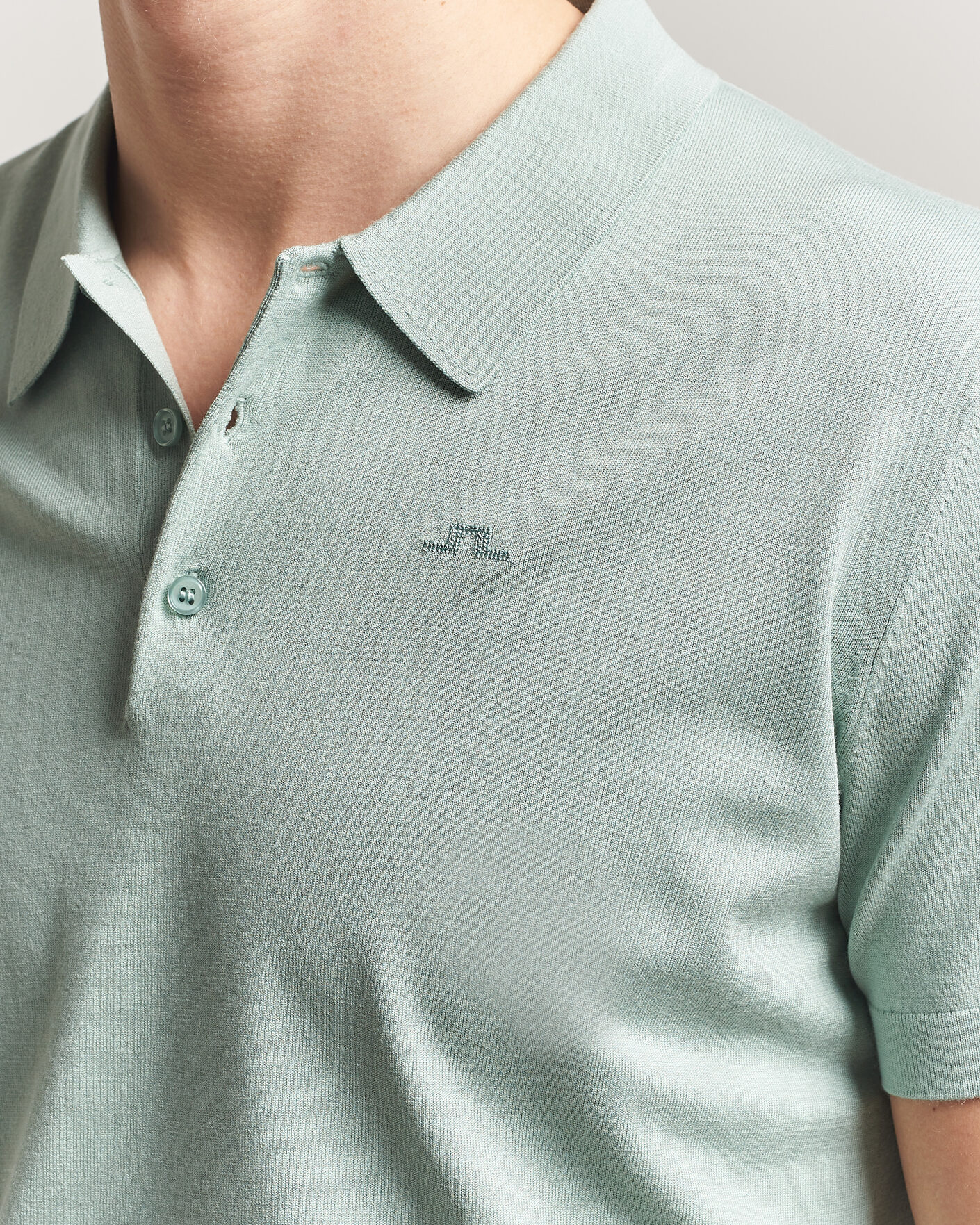Mies | Pikeet | J.Lindeberg | Ridge Knitted Polo Jadeite