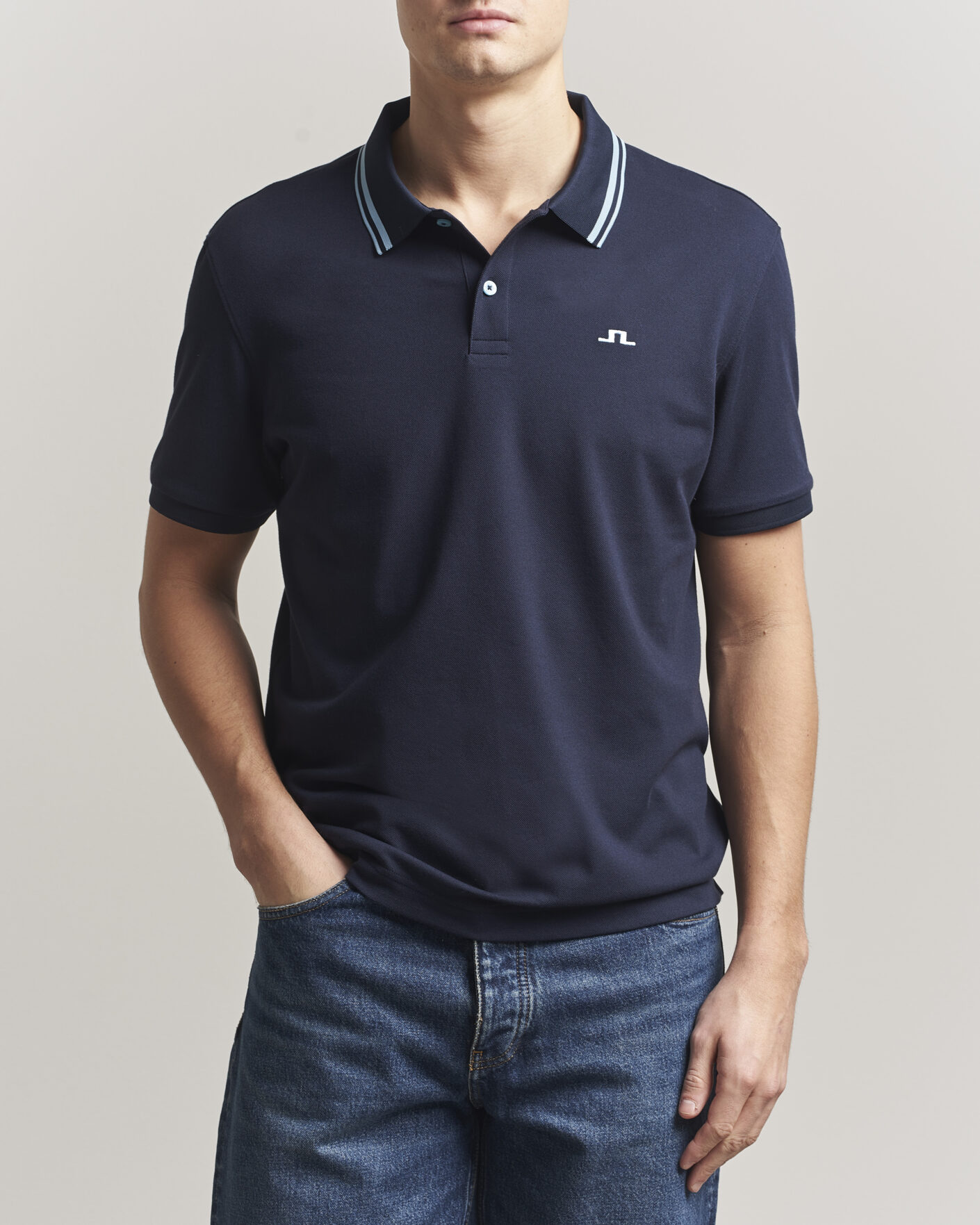 Mies | Pikeet | J.Lindeberg | Joey Tipping Polo JL Navy