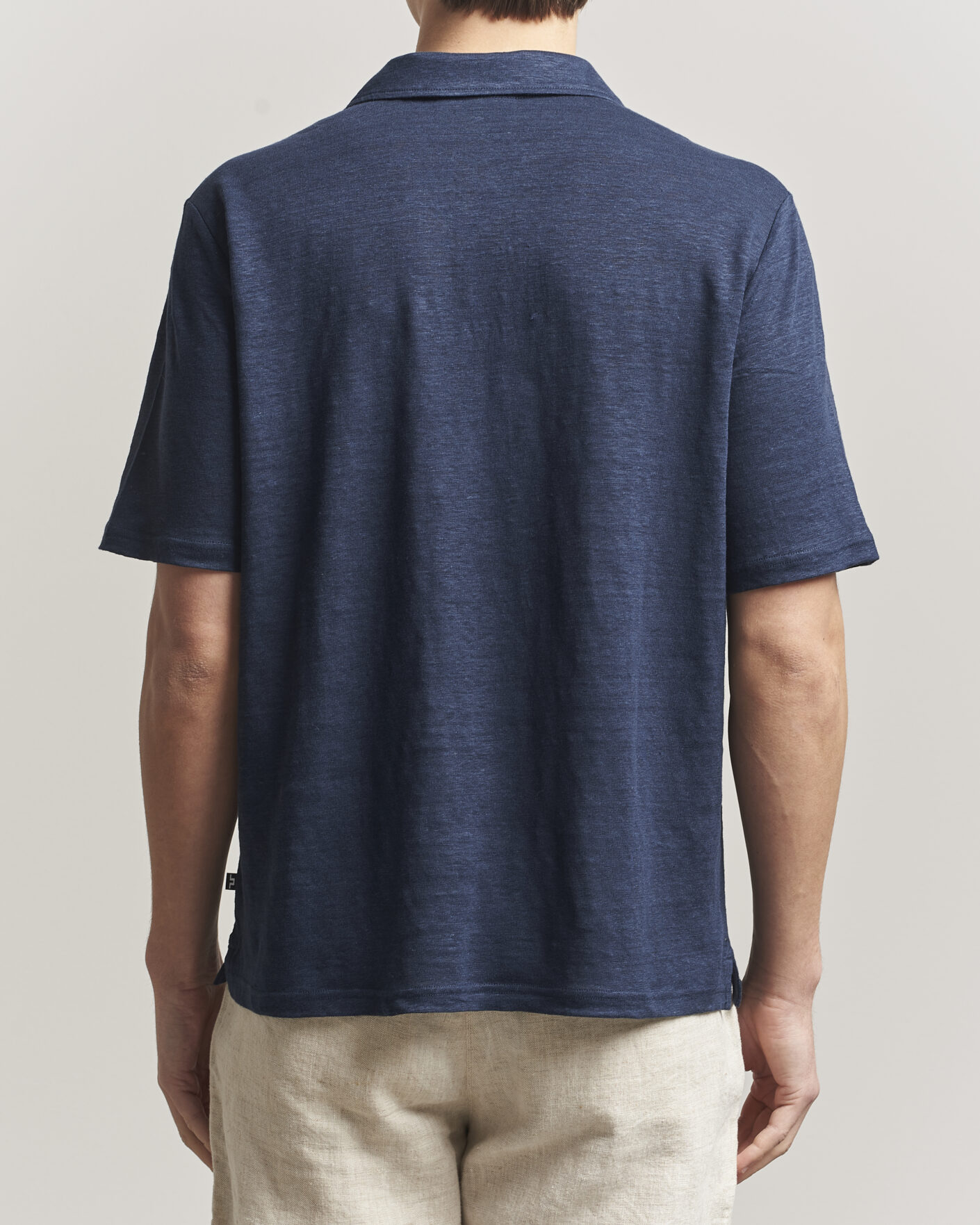 Mies | Pikeet | J.Lindeberg | Roy Linen Polo JL Navy