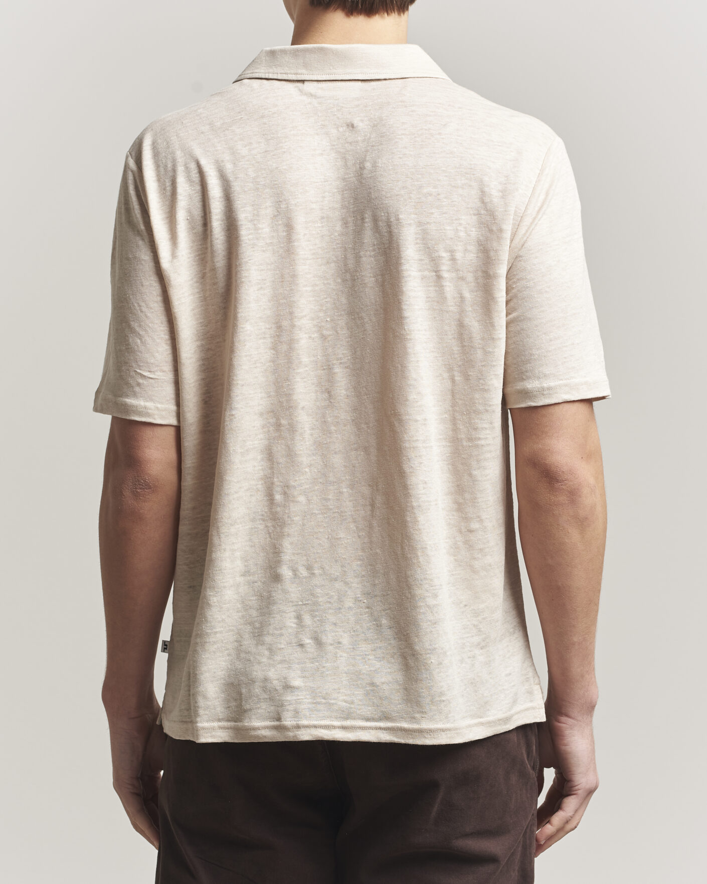 Mies | Pikeet | J.Lindeberg | Roy Linen Polo Moonbeam