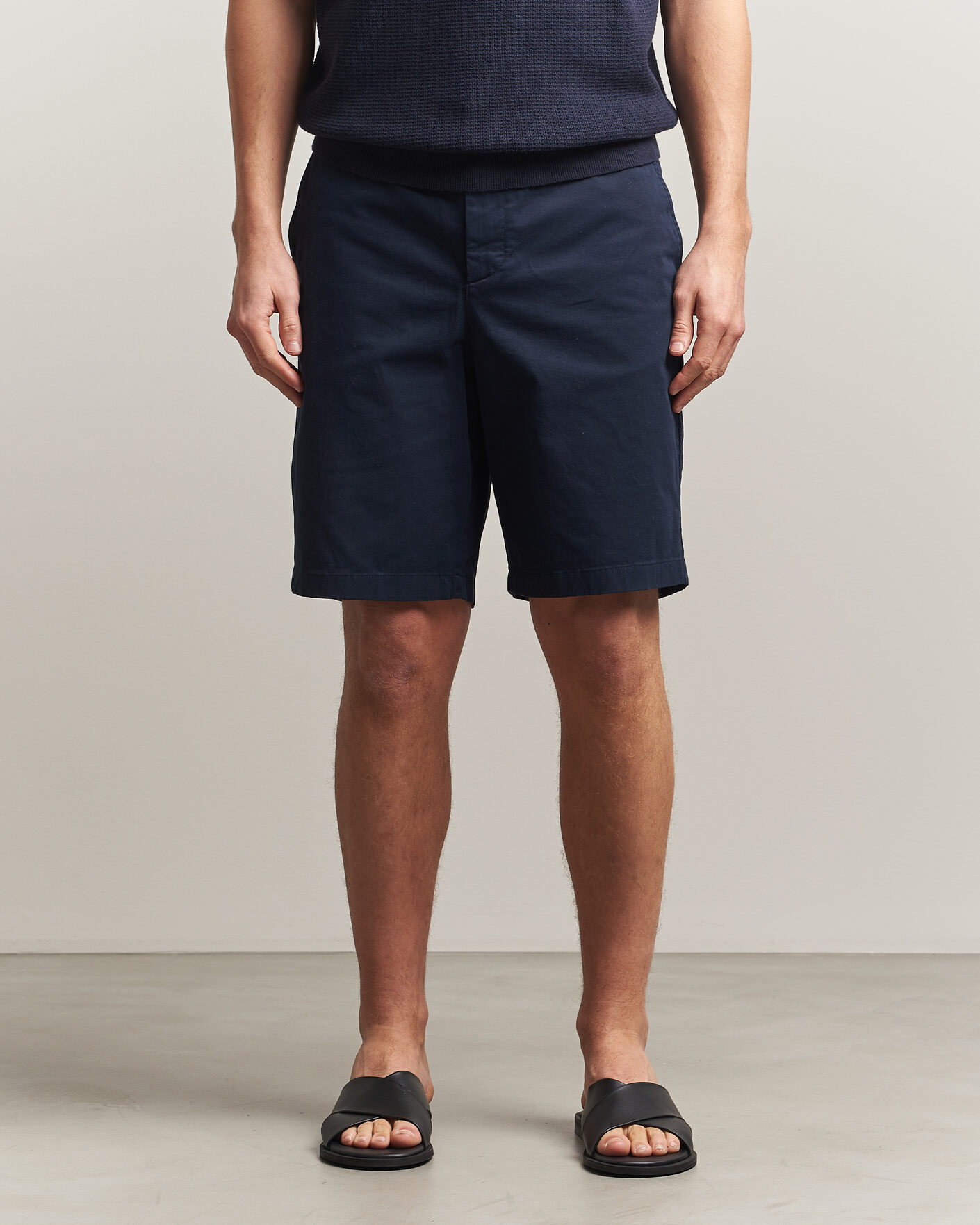 Mies | Shortsit | J.Lindeberg | Shane Cotton Stretch Shorts JL Navy