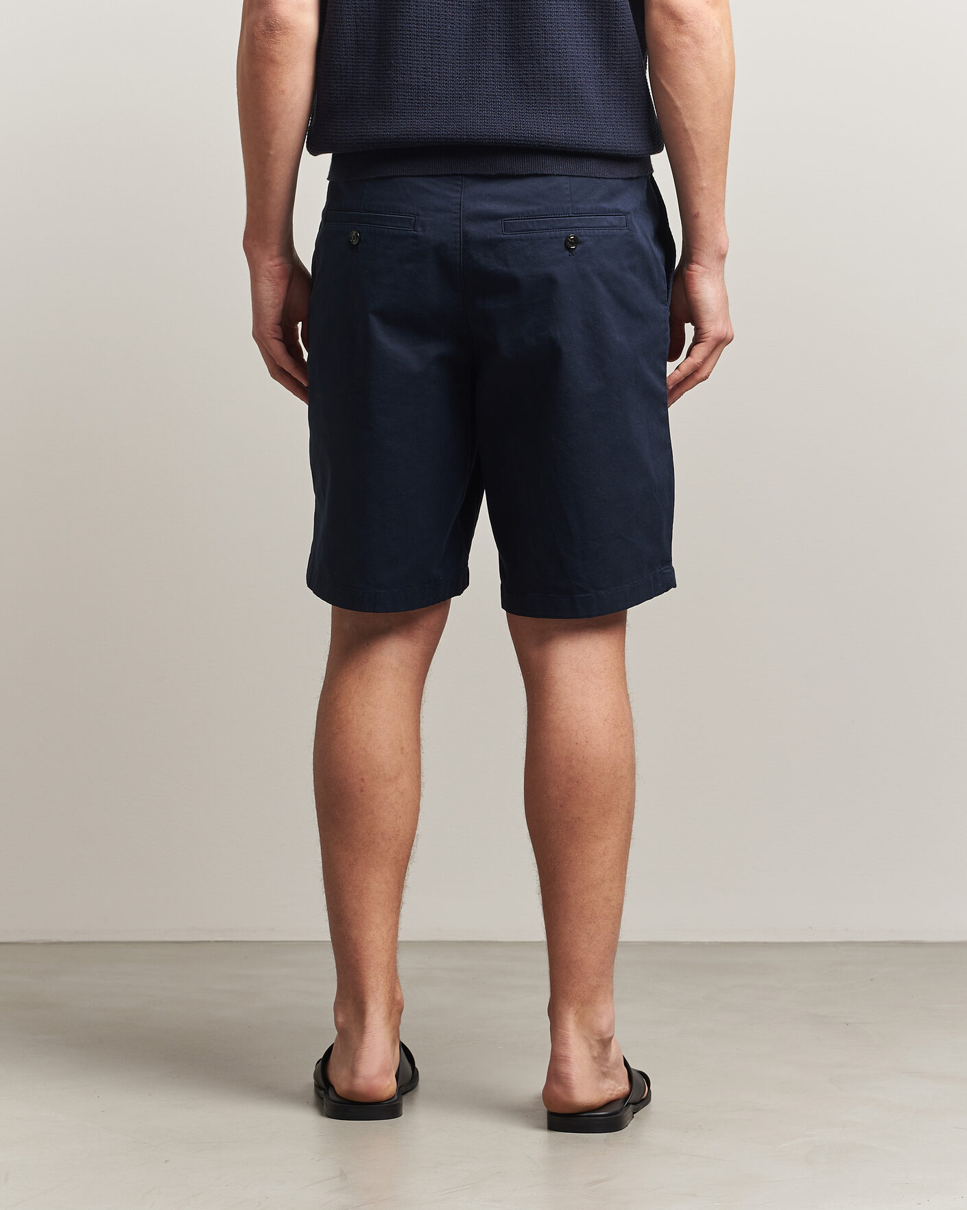 Mies | Shortsit | J.Lindeberg | Shane Cotton Stretch Shorts JL Navy