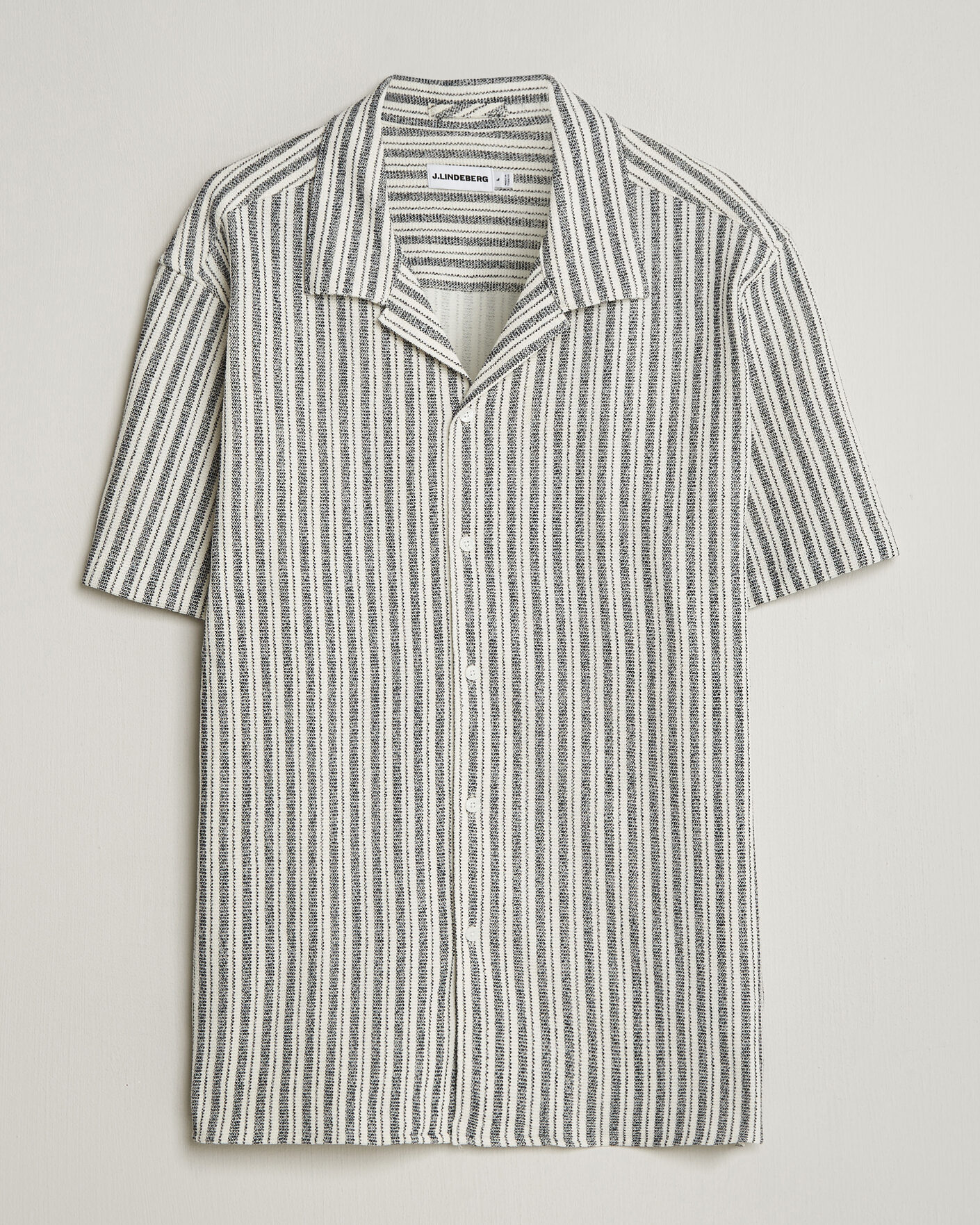 Mies | Kauluspaidat | J.Lindeberg | Elio Structure Resort Shirt JL Navy