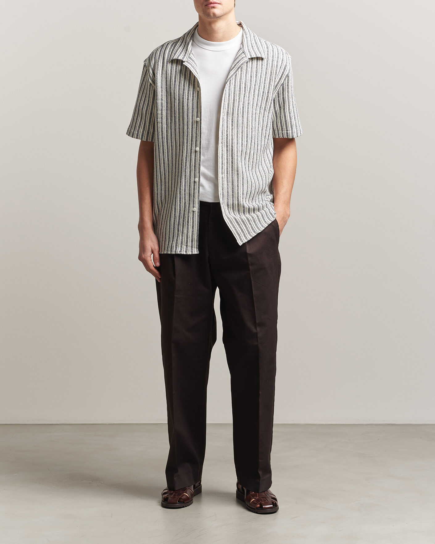 Mies | Kauluspaidat | J.Lindeberg | Elio Structure Resort Shirt JL Navy