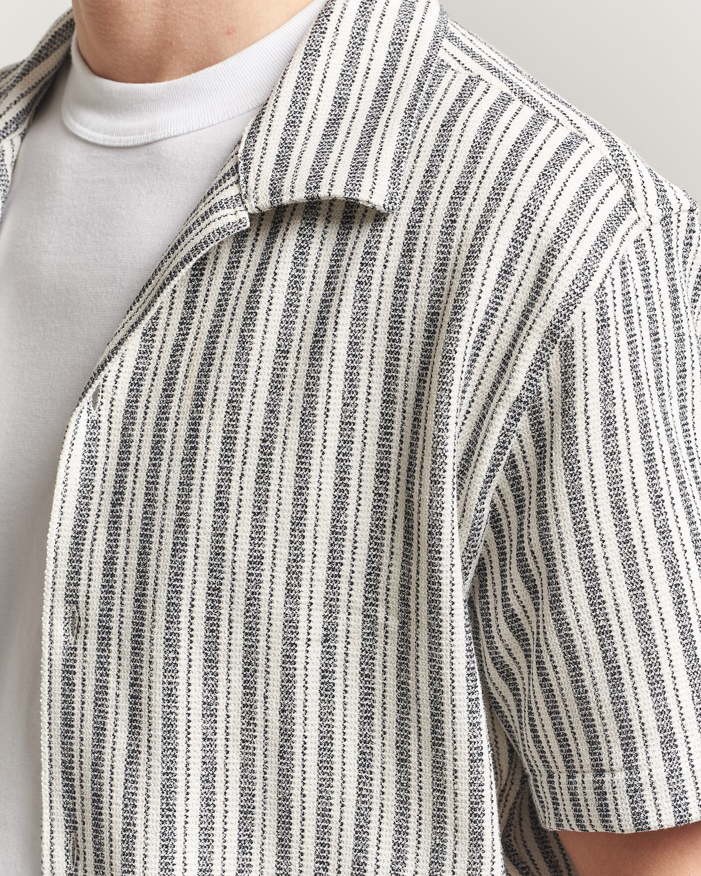 Mies | Kauluspaidat | J.Lindeberg | Elio Structure Resort Shirt JL Navy