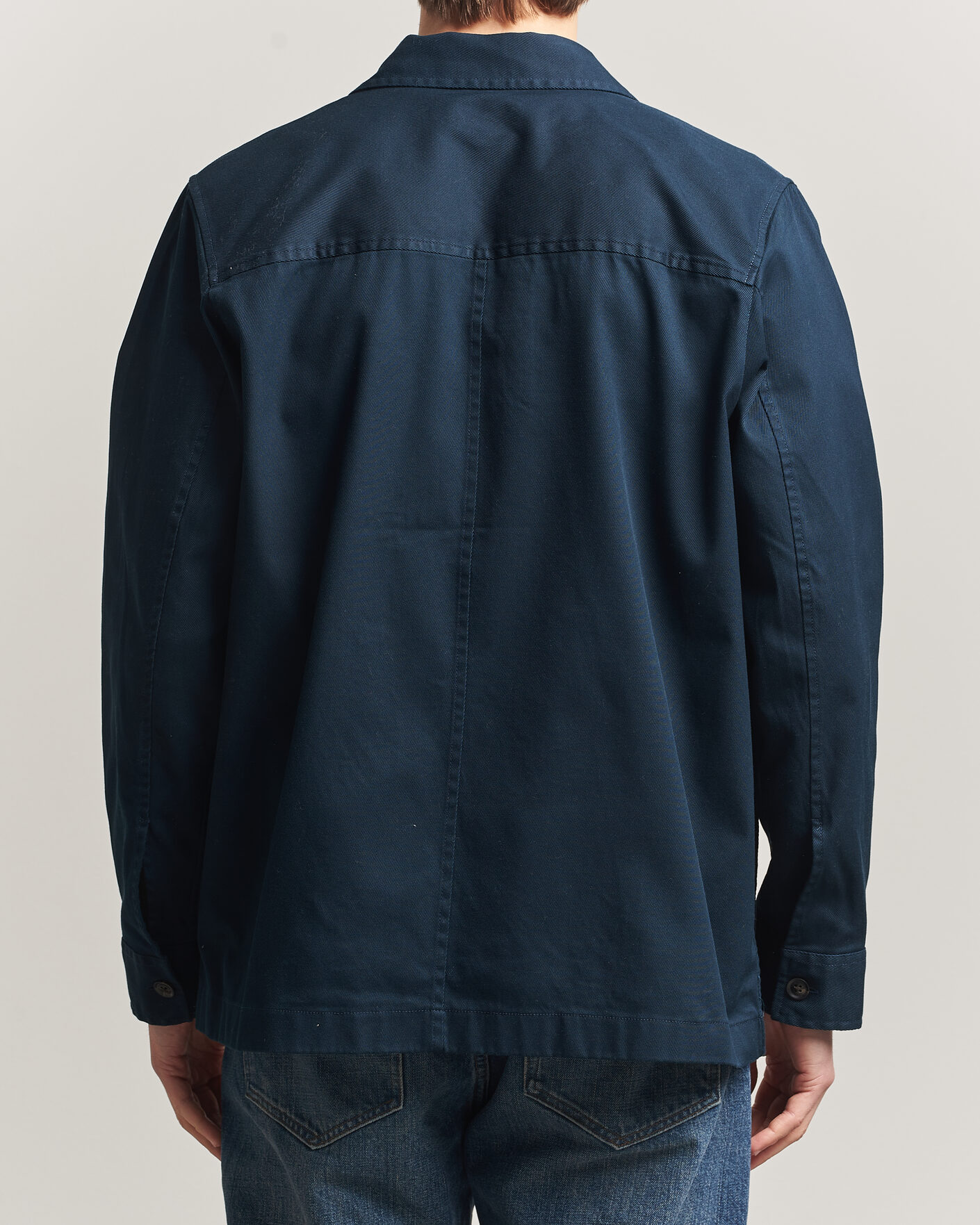 Mies | Kauluspaidat | J.Lindeberg | Easton Cotton Overshirt JL Navy