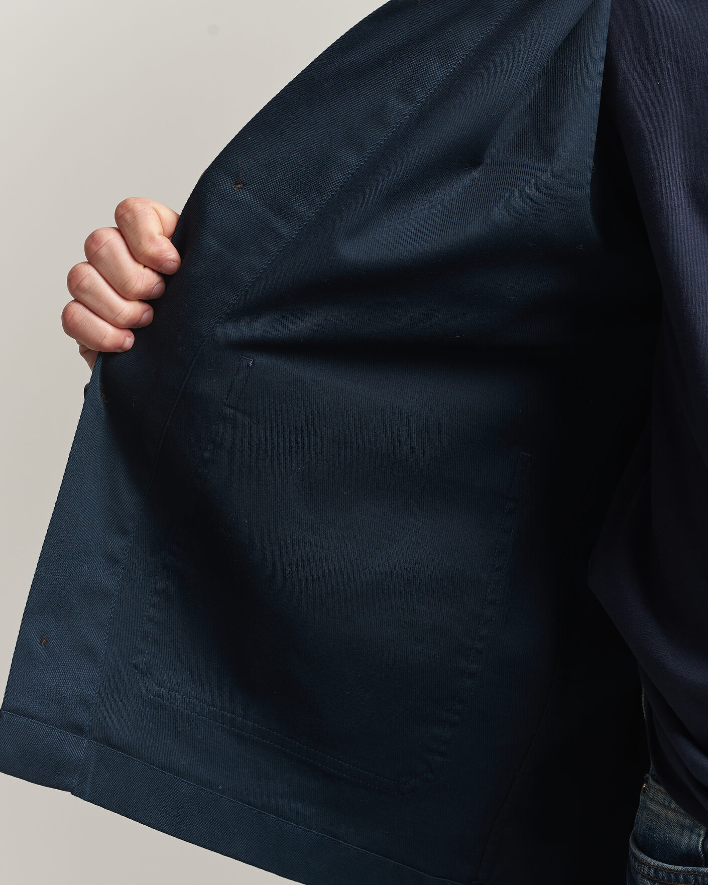 Mies | Kauluspaidat | J.Lindeberg | Easton Cotton Overshirt JL Navy