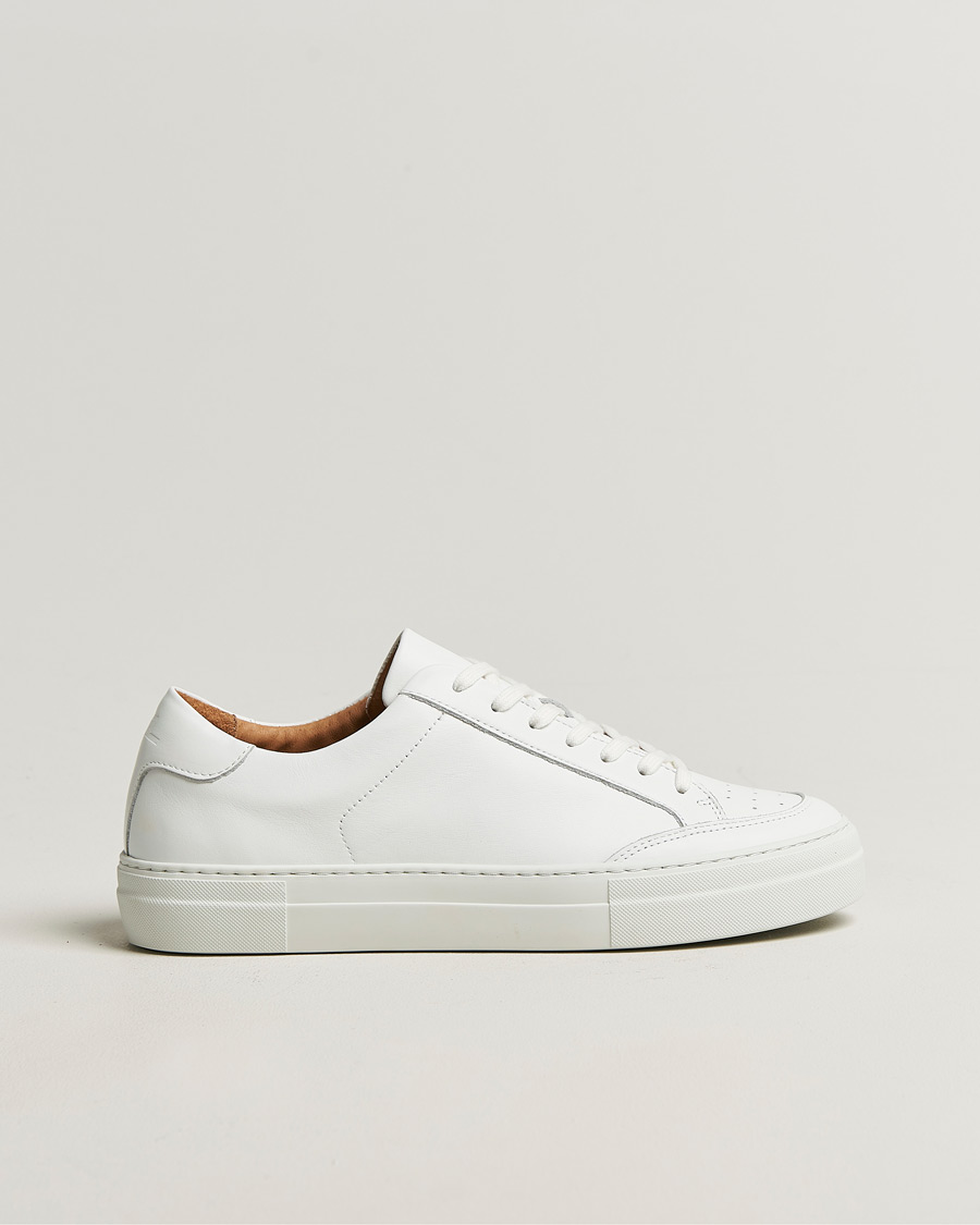 Mies | Tennarit | J.Lindeberg | Art Signature Leather Sneaker White