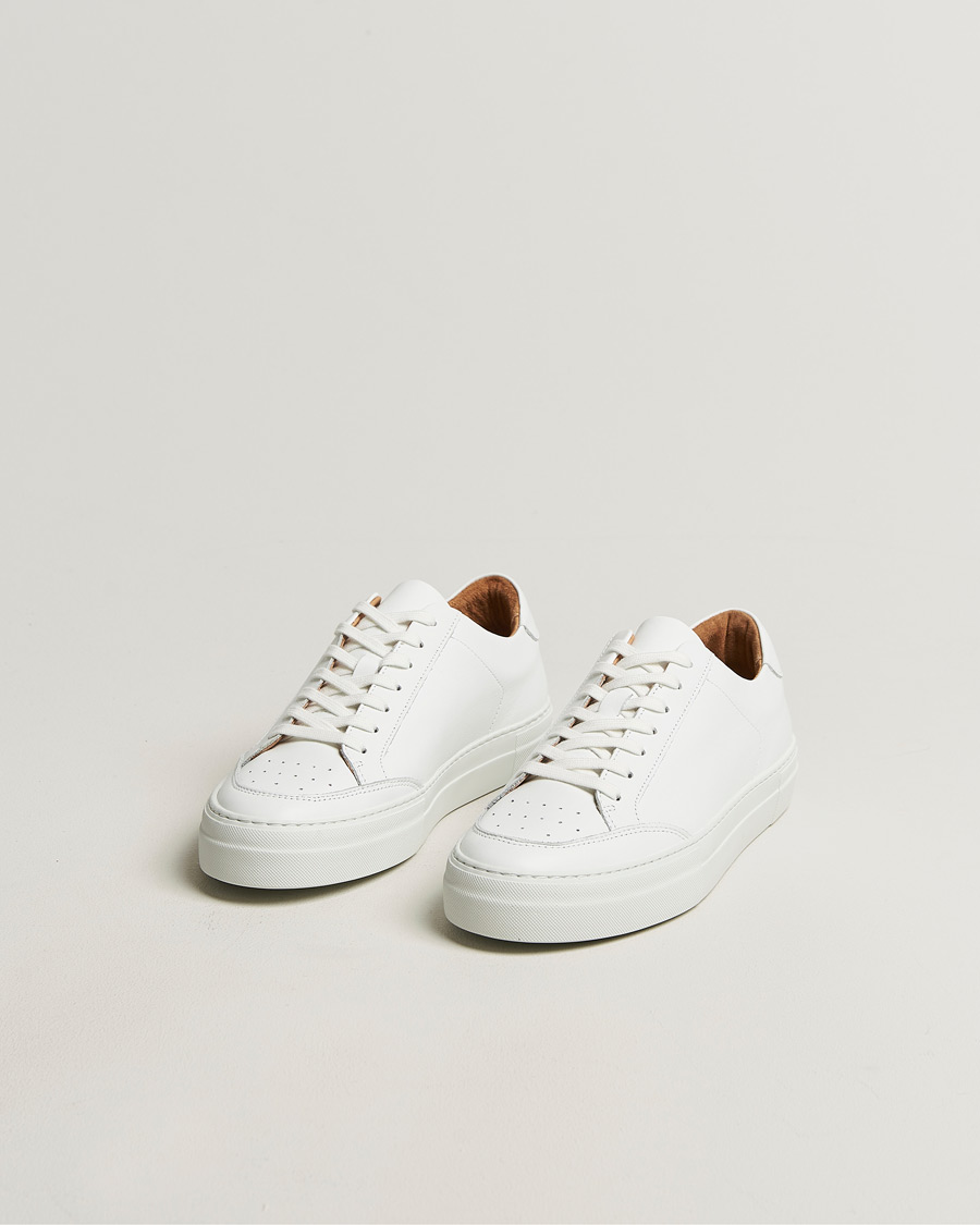 Mies | Tennarit | J.Lindeberg | Art Signature Leather Sneaker White