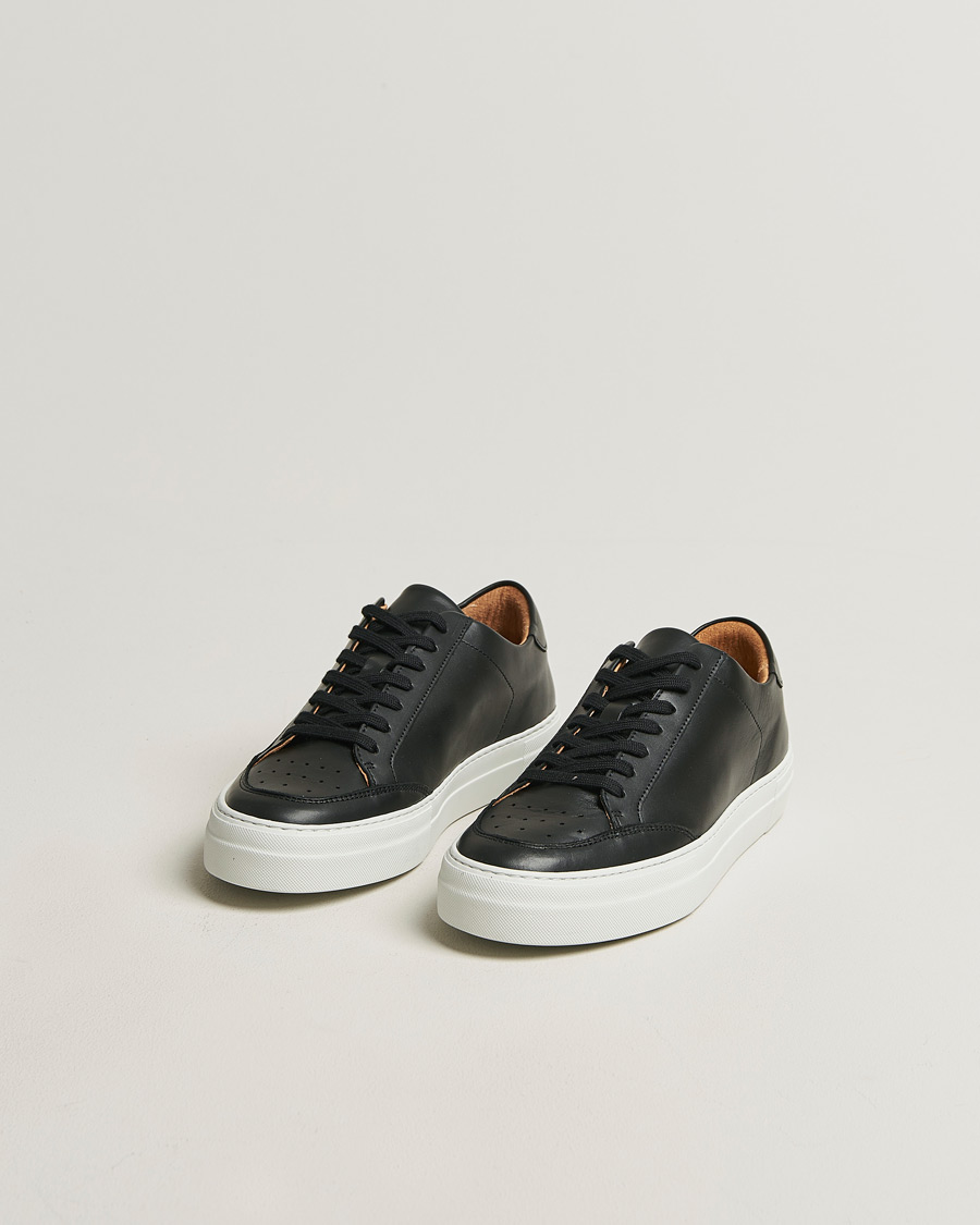 Mies | Tennarit | J.Lindeberg | Art Signature Leather Sneaker Black