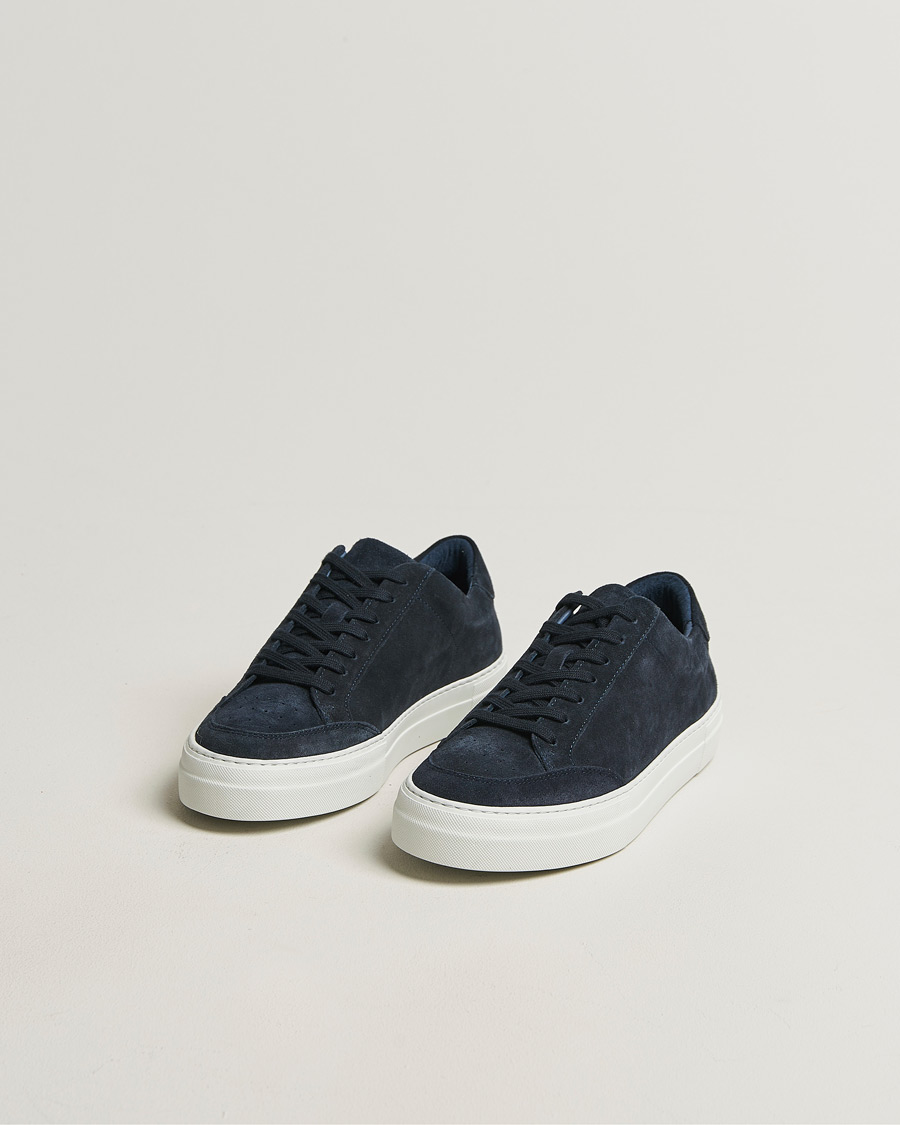 Mies | Tennarit | J.Lindeberg | Art Signature Suede Sneaker JL Navy