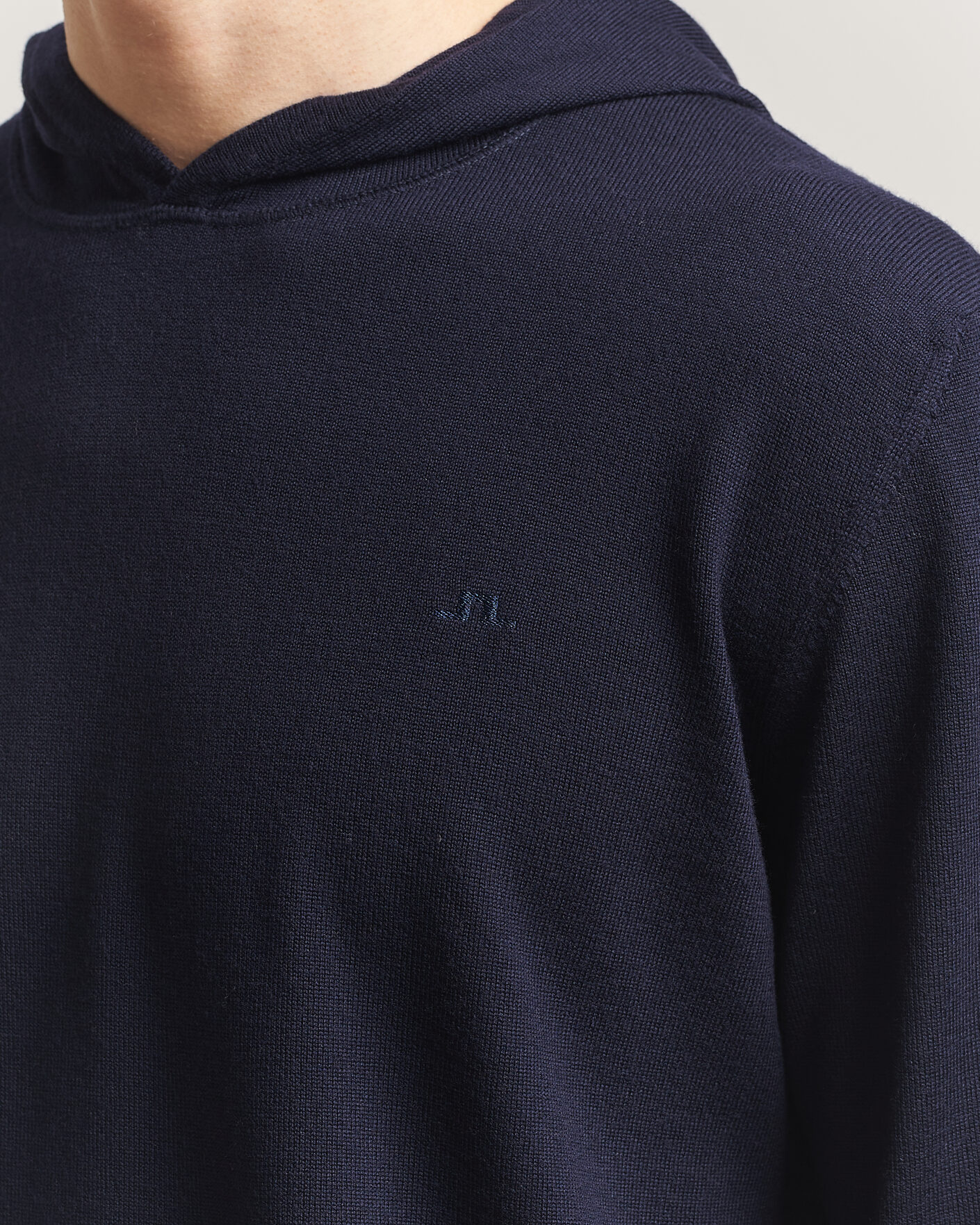 Mies | Puserot | J.Lindeberg | Karl Merino Hoodie JL Navy