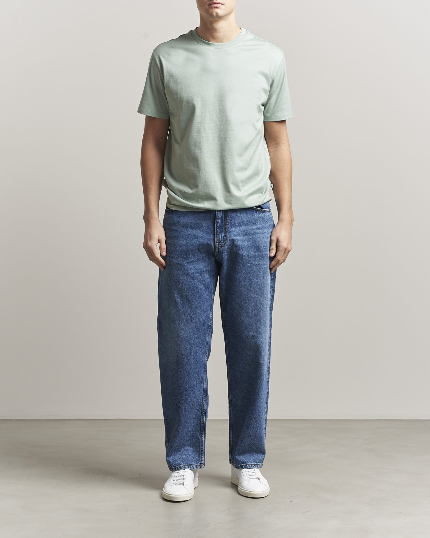 Mies | T-paidat | J.Lindeberg | Sid Basic T-Shirt Jadeite