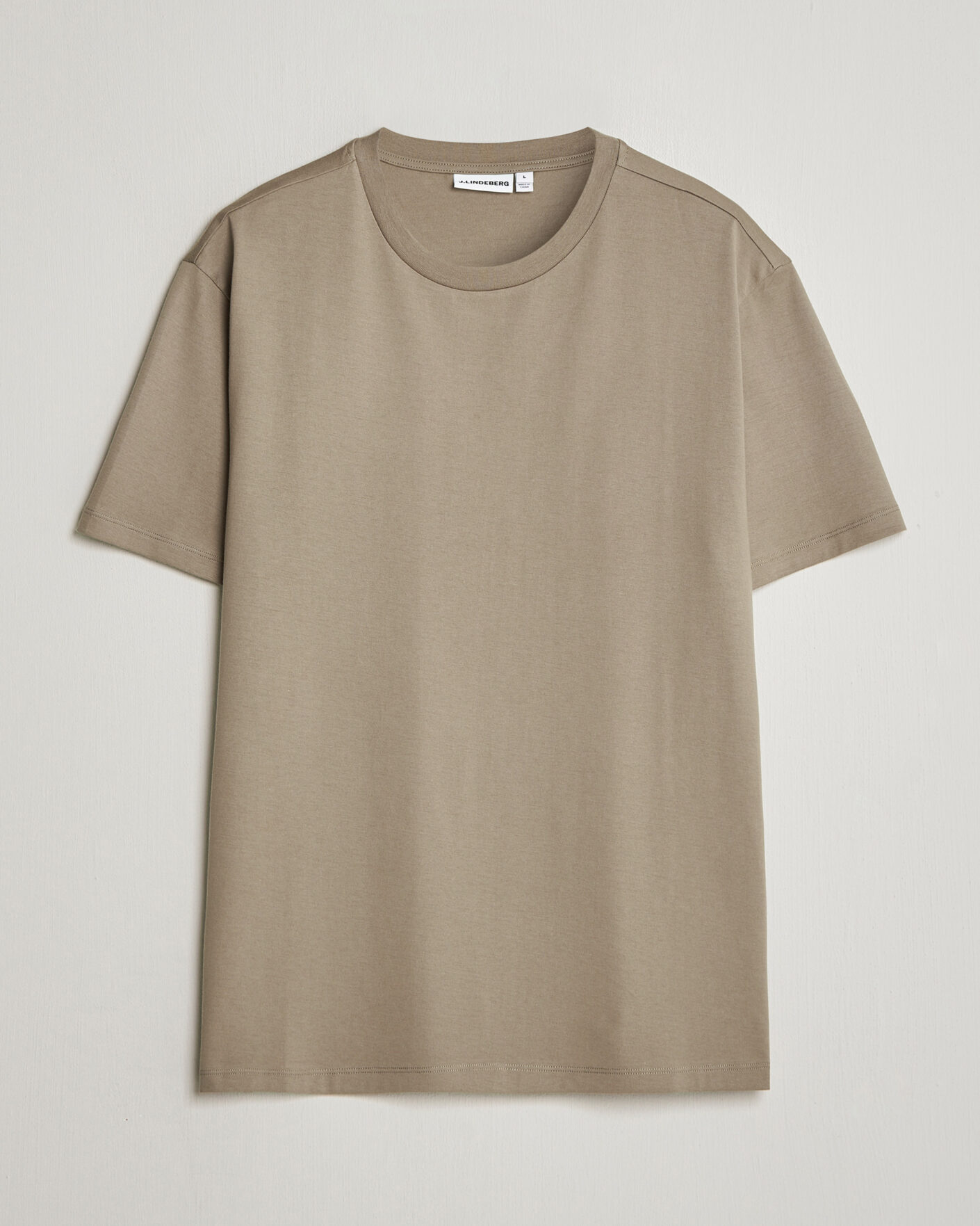 Mies | T-paidat | J.Lindeberg | Sid Basic T-Shirt Brindle