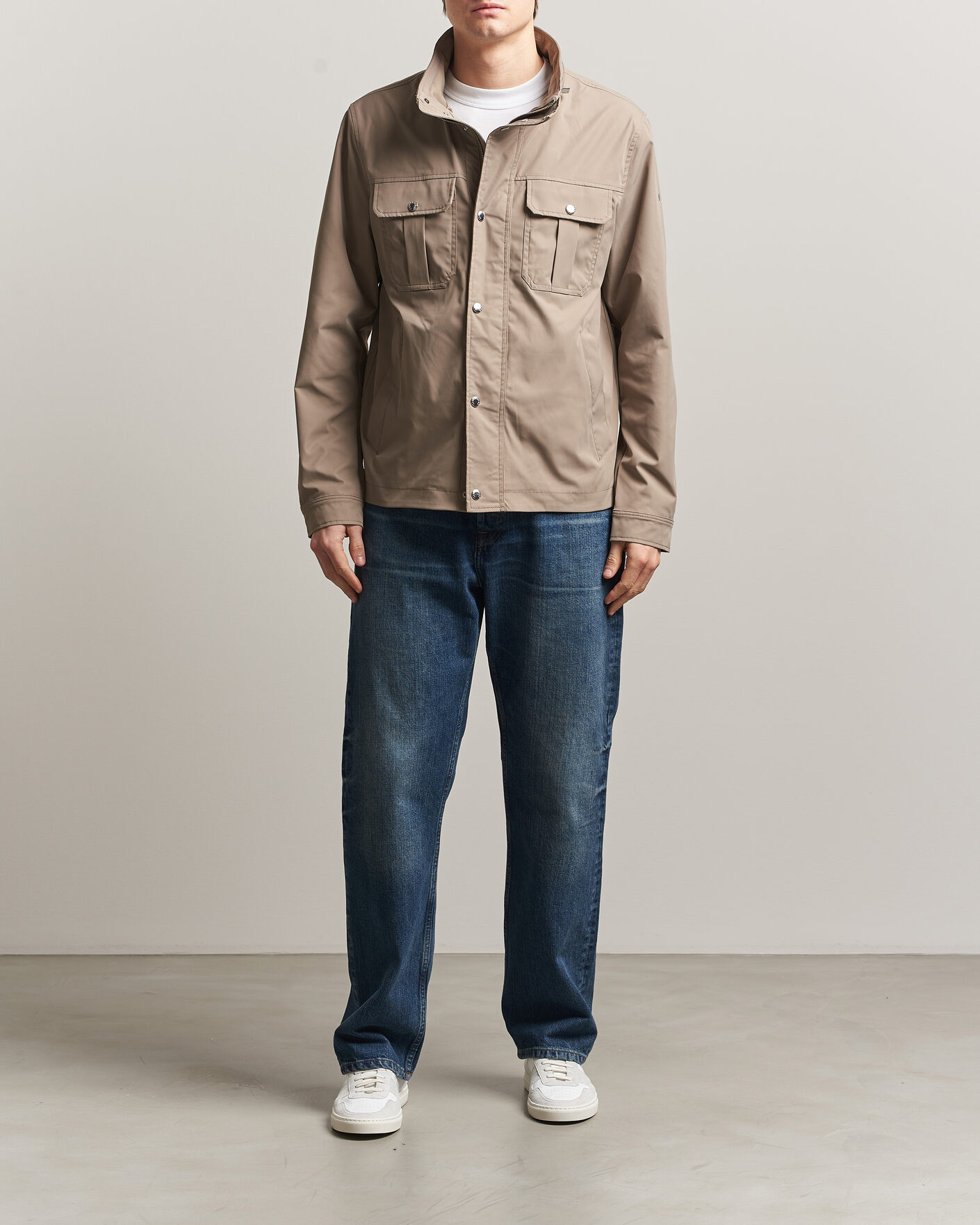 Mies | Takit | J.Lindeberg | Bailey Recyceled Poly Jacket Brindle