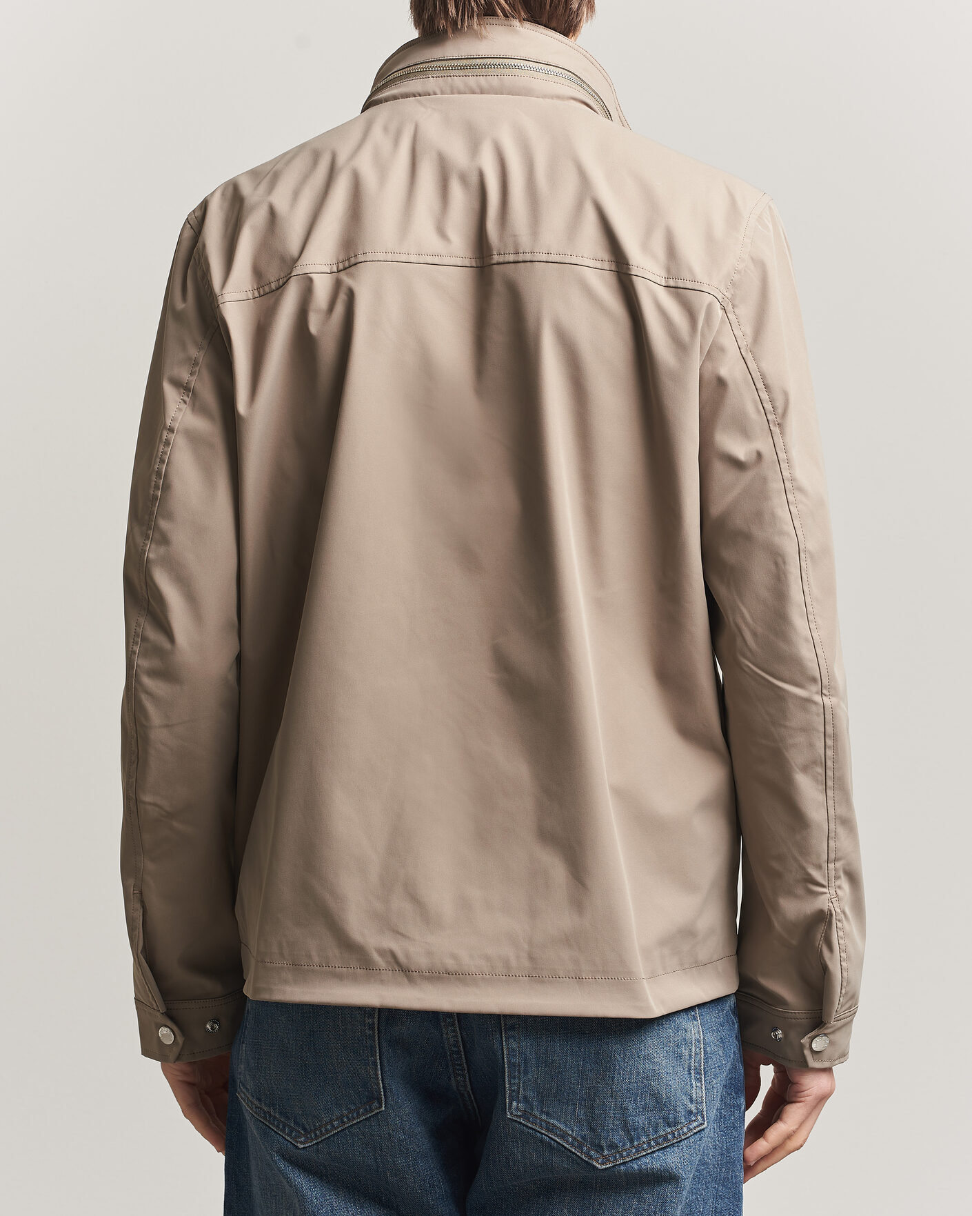 Mies | Takit | J.Lindeberg | Bailey Recyceled Poly Jacket Brindle