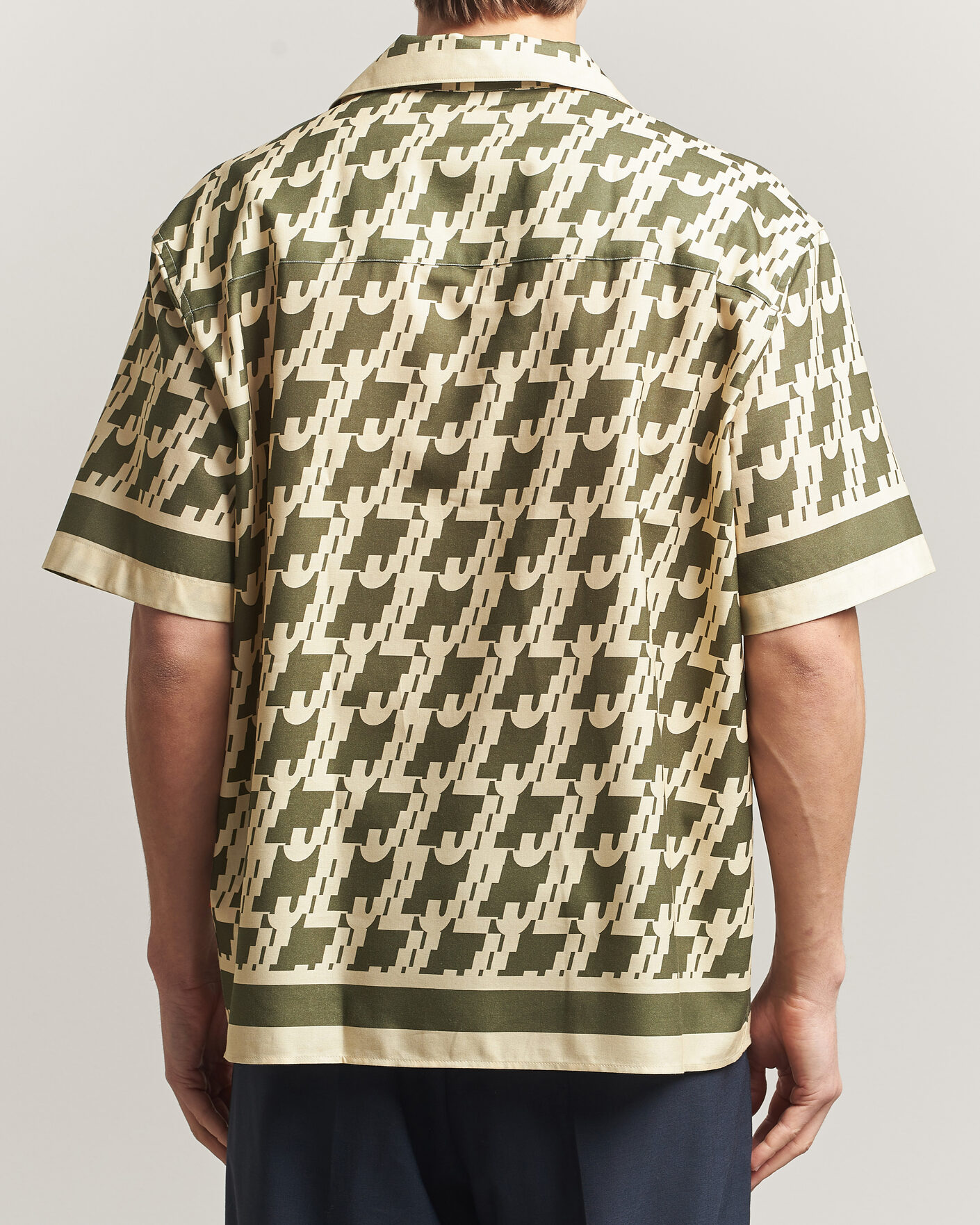 Mies | Kauluspaidat | J.Lindeberg | Ellis Border Resort Shirt Glitch Kalamata