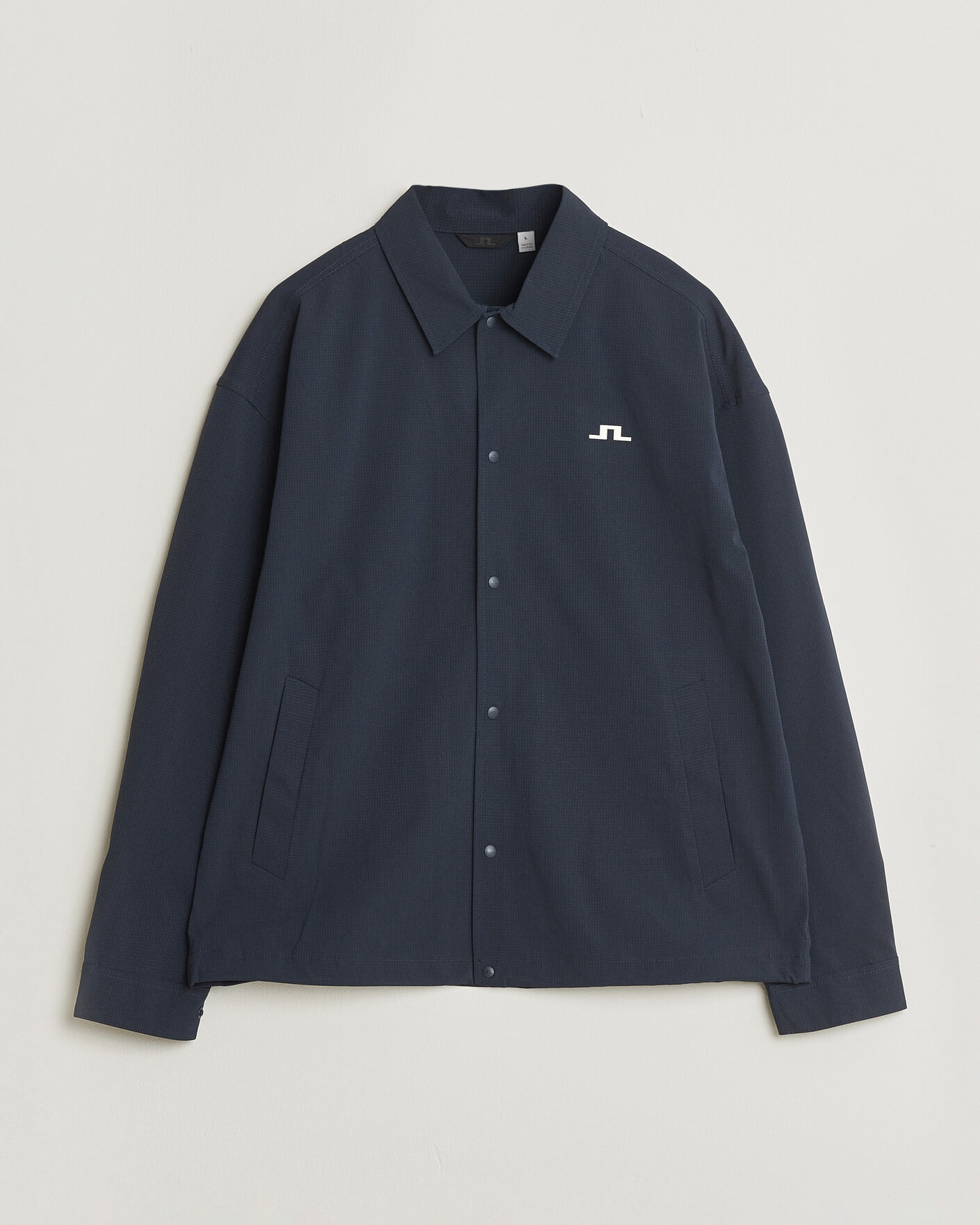 Mies | Kauluspaidat | J.Lindeberg | Dex Coach Overshirt JL Navy