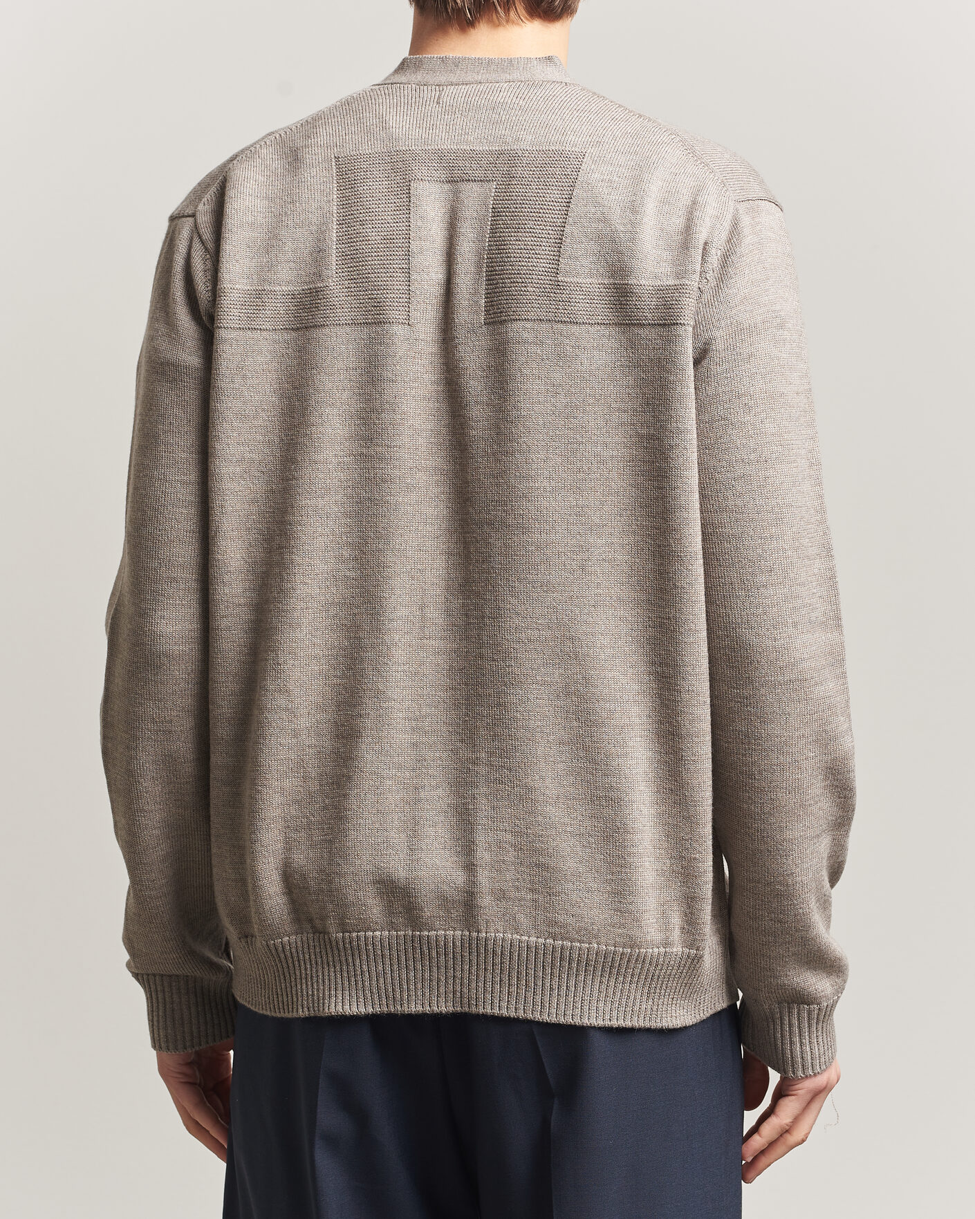 Mies | Puserot | J.Lindeberg | Jared Merino Cardigan Brindle Melange