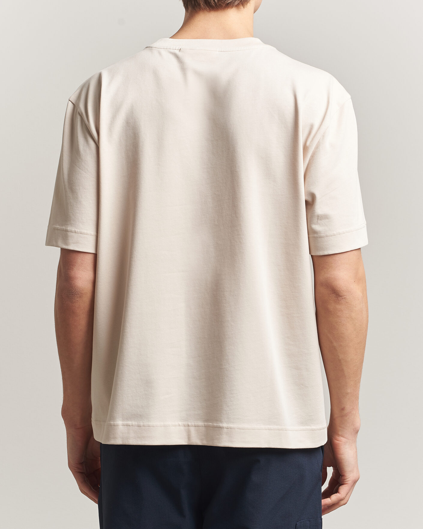 Mies | T-paidat | J.Lindeberg | Hale Heavy Logo T-Shirt Moonbeam