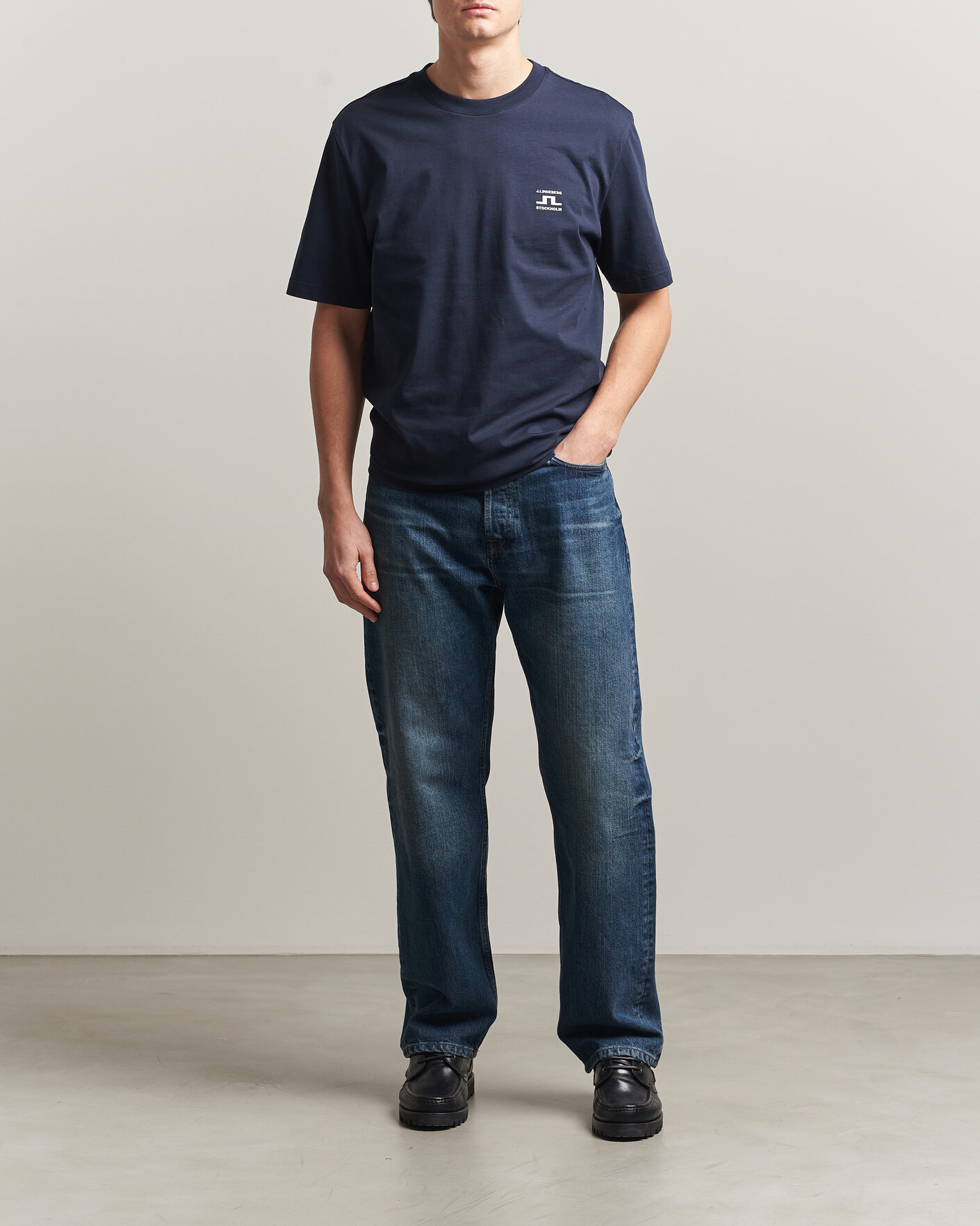 Mies | T-paidat | J.Lindeberg | Parcie T-Shirt JL Navy