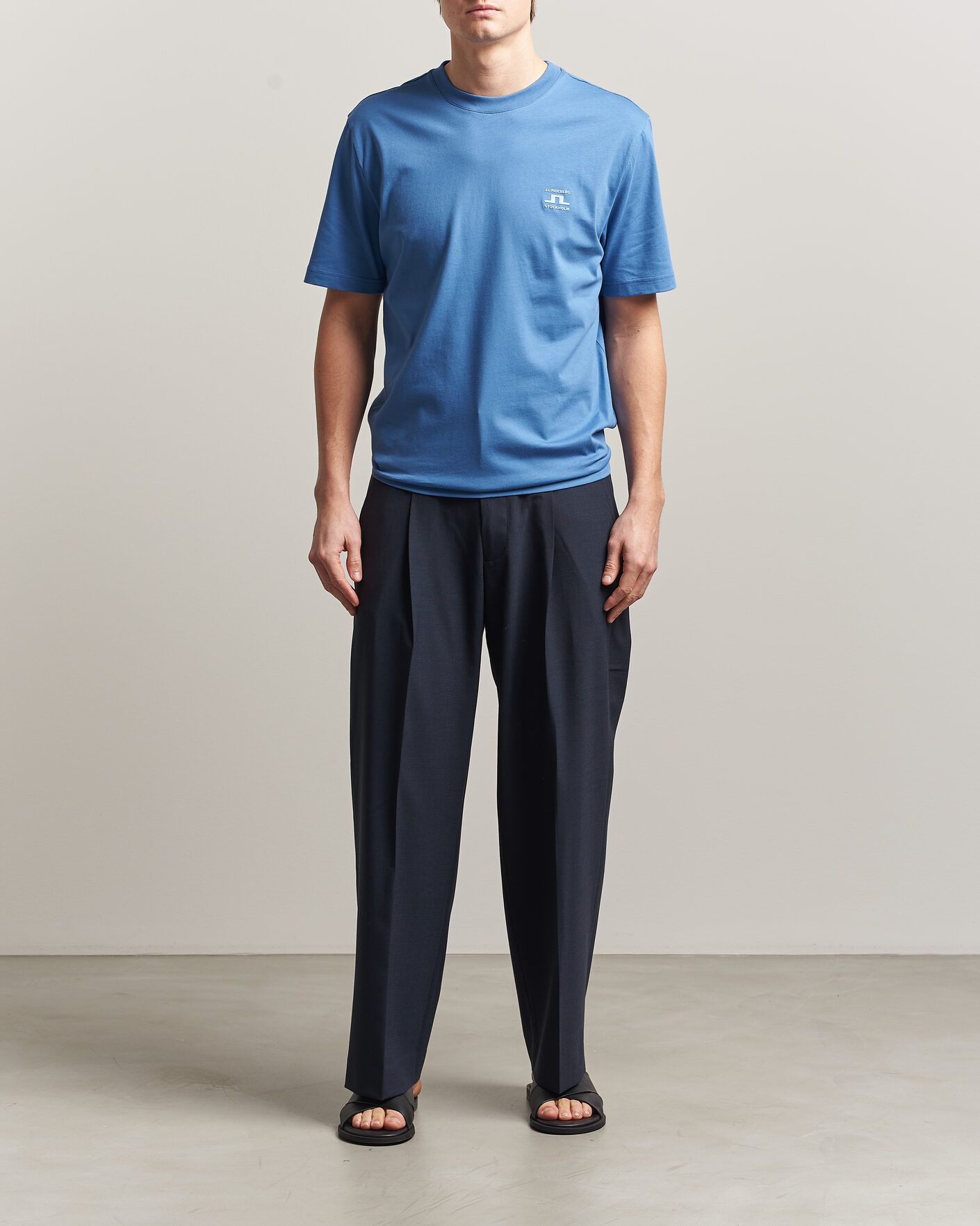 Mies | T-paidat | J.Lindeberg | Parcie T-Shirt Federal Blue