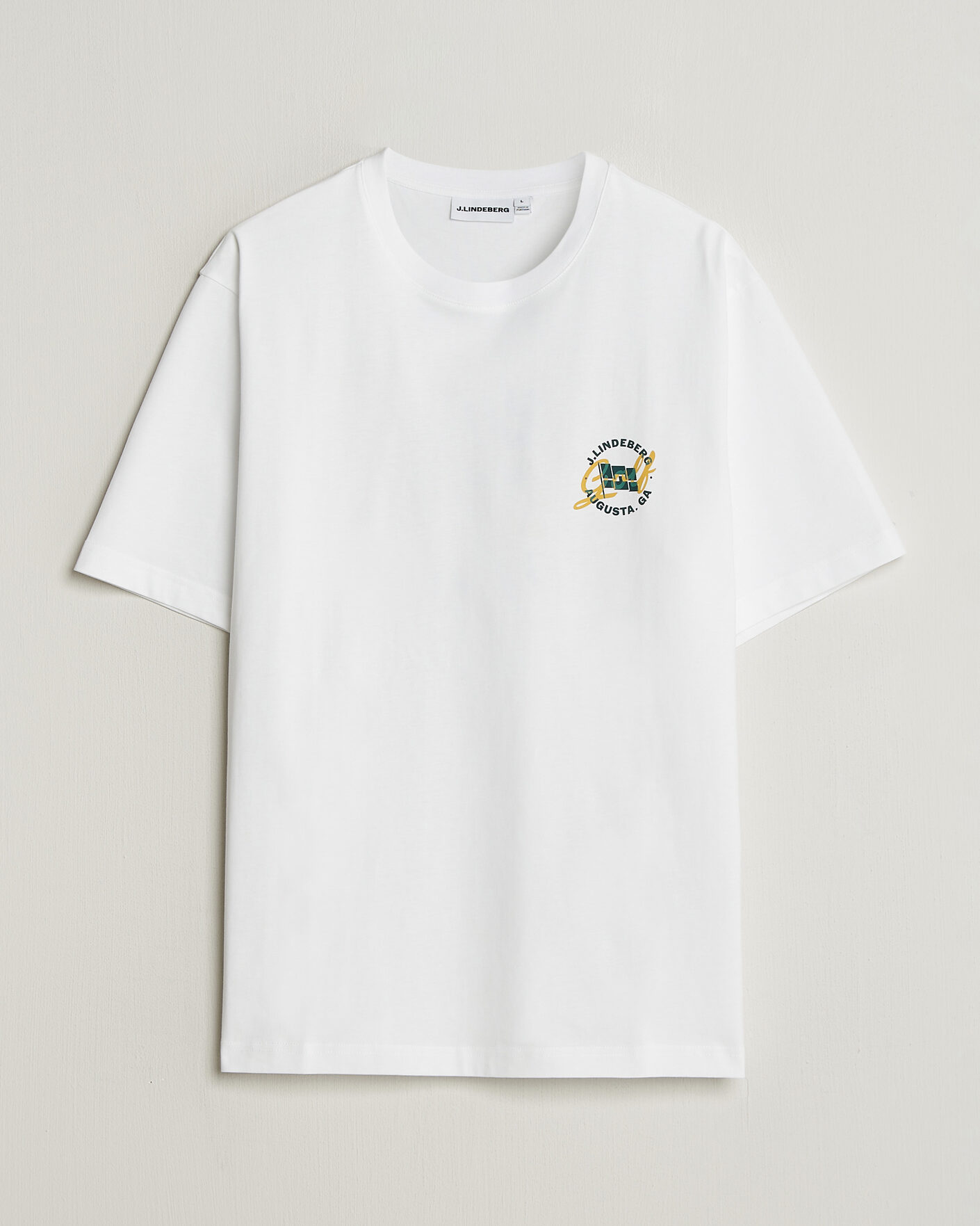 Mies | T-paidat | J.Lindeberg | Parcie Tour T-Shirt White