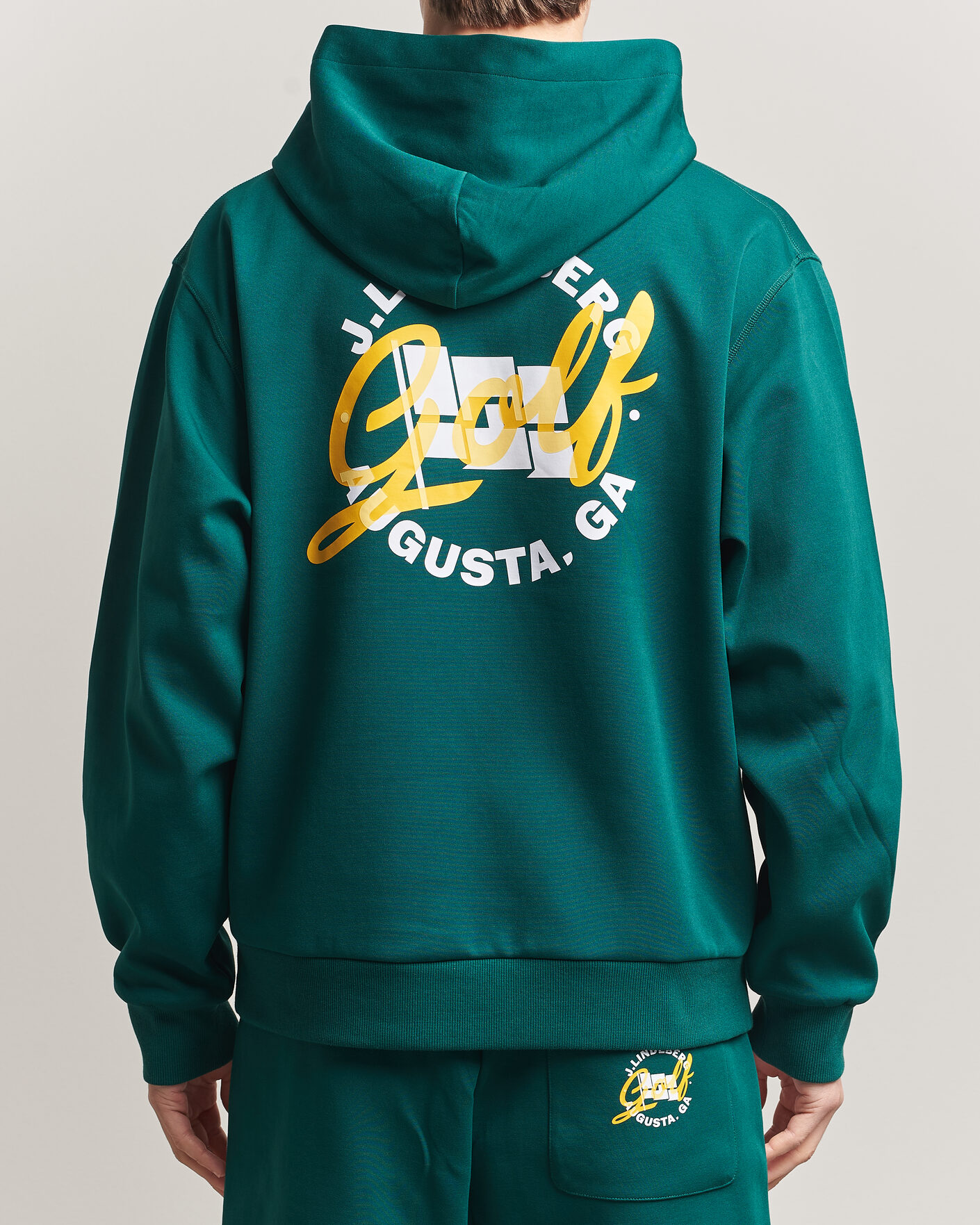 Mies | Puserot | J.Lindeberg | Club Masters Tour Hoodie Forest Biome