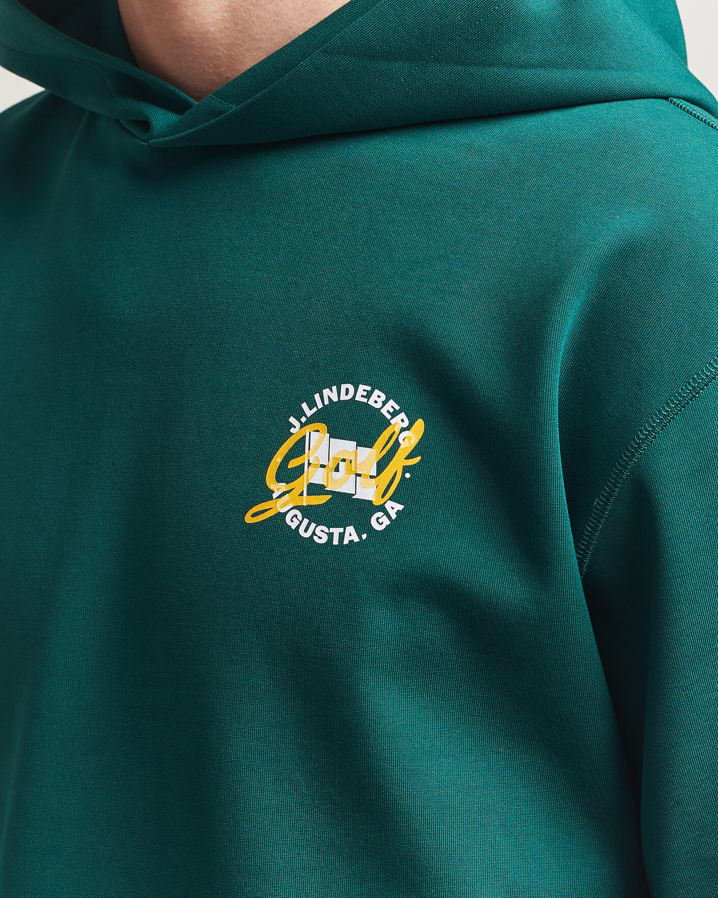 Mies | Puserot | J.Lindeberg | Club Masters Tour Hoodie Forest Biome