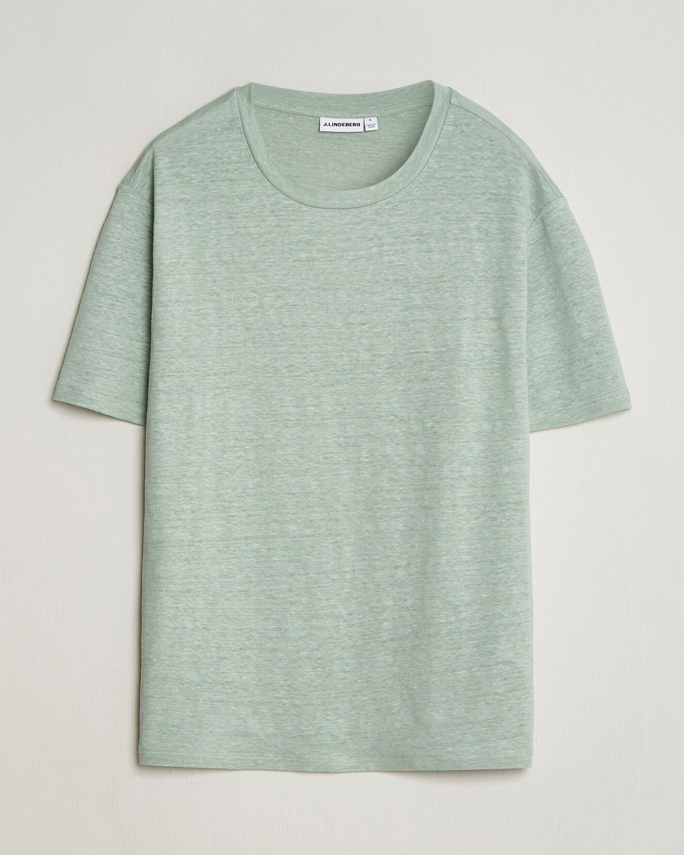 Mies | T-paidat | J.Lindeberg | Coma Linen T-Shirt Jadeite