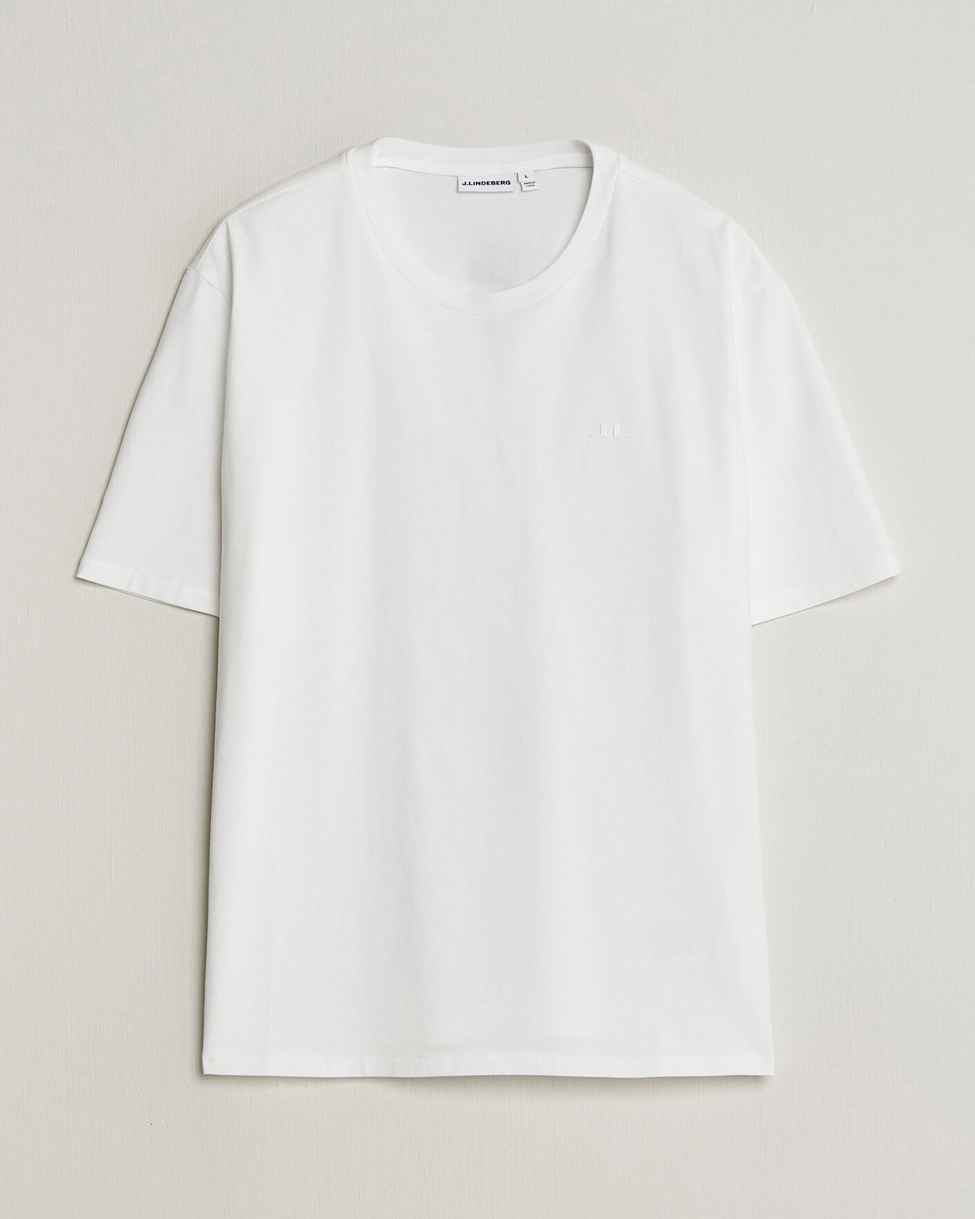 Mies | T-paidat | J.Lindeberg | Alpha T-Shirt White