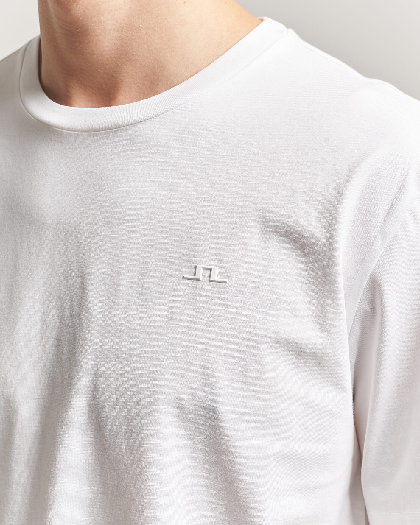 Mies | T-paidat | J.Lindeberg | Alpha T-Shirt White