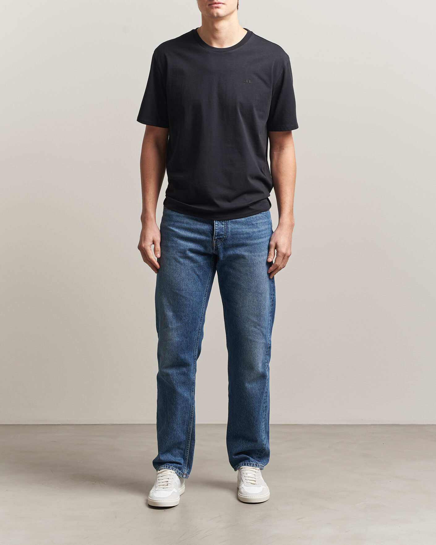 Mies | T-paidat | J.Lindeberg | Alpha T-Shirt Black