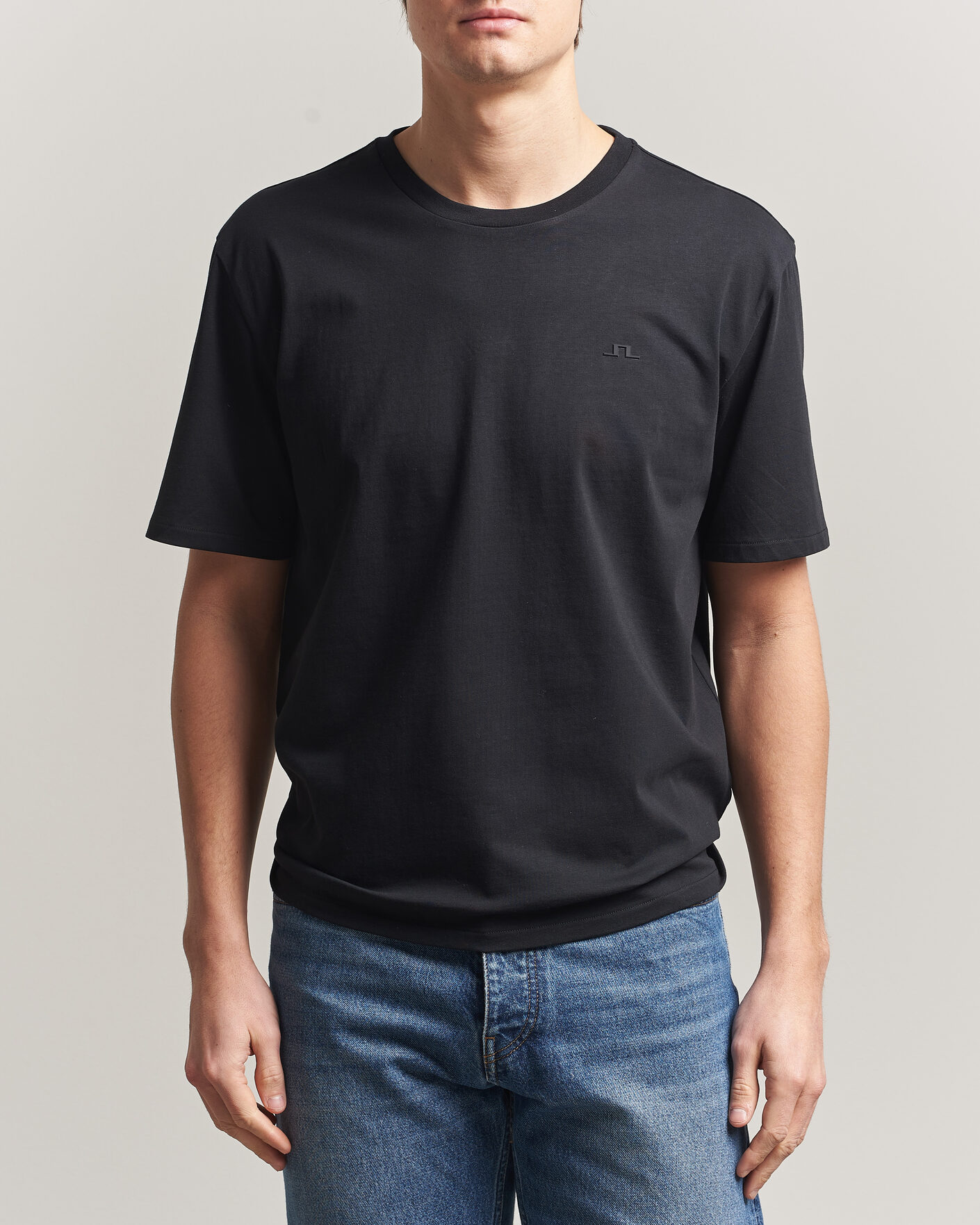 Mies | T-paidat | J.Lindeberg | Alpha T-Shirt Black