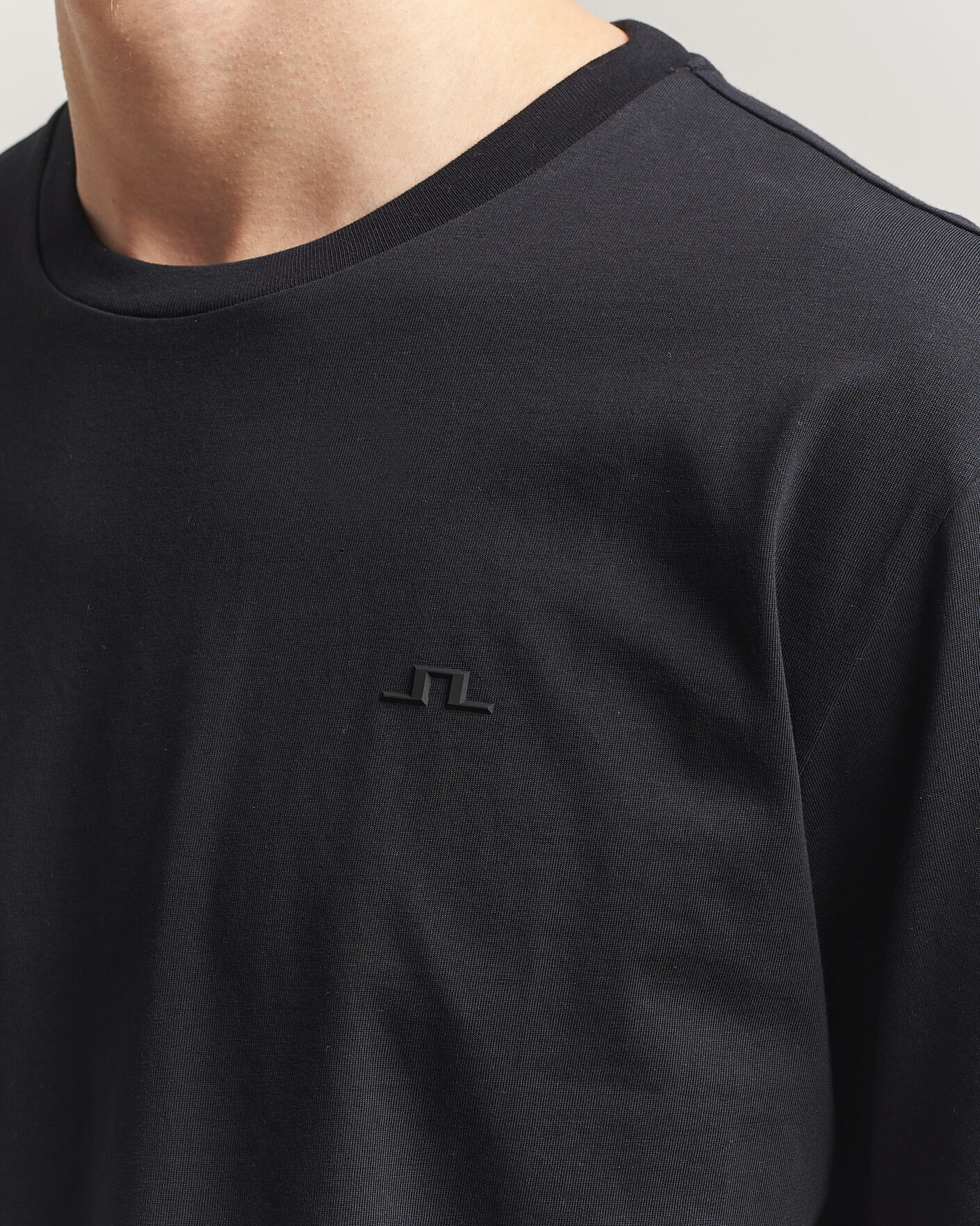 Mies | T-paidat | J.Lindeberg | Alpha T-Shirt Black