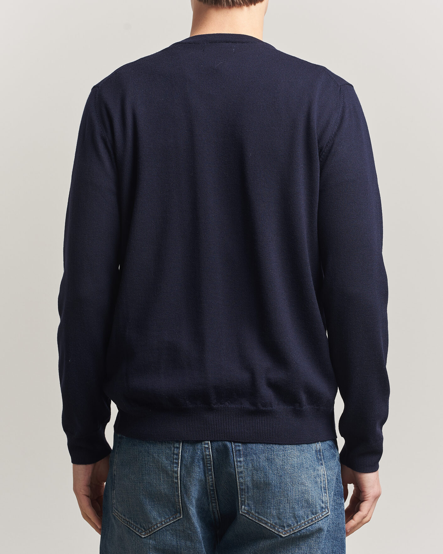 Mies | Puserot | J.Lindeberg | Lymann Merino V-Neck Pullover JL Navy