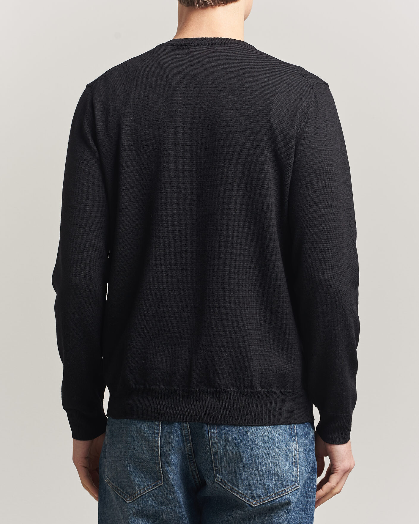 Mies | Puserot | J.Lindeberg | Lymann Merino V-Neck Pullover Black
