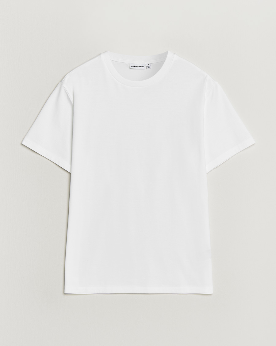 Mies | T-paidat | J.Lindeberg | Sid Basic T-Shirt White
