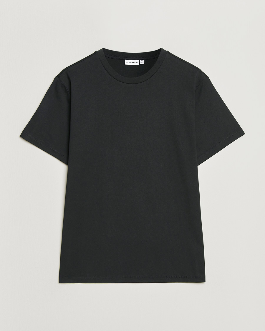 Mies | T-paidat | J.Lindeberg | Sid Basic T-Shirt Black