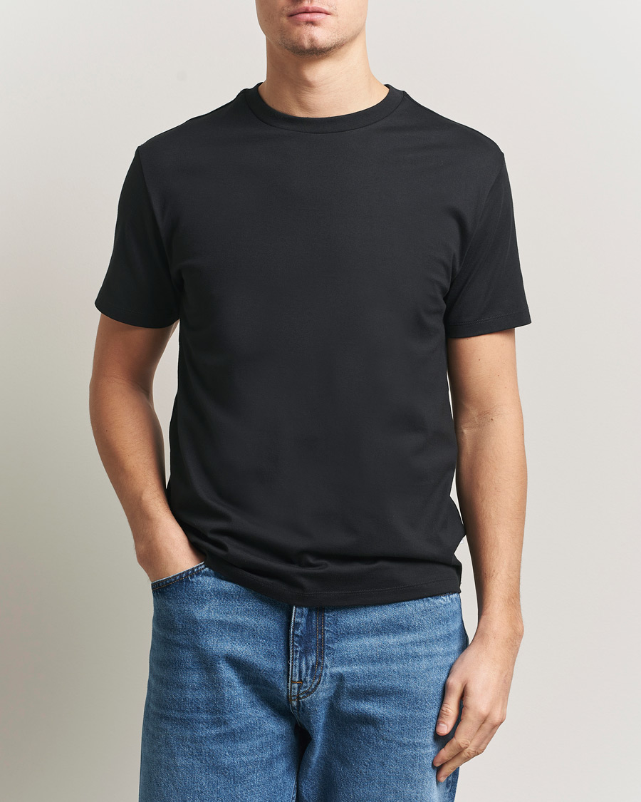 Mies | T-paidat | J.Lindeberg | Sid Basic T-Shirt Black
