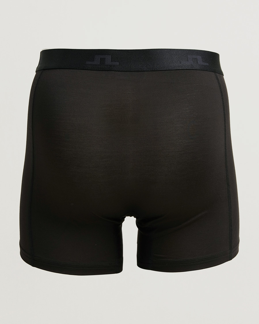 Mies | Alusvaatteet | J.Lindeberg | 3-Pack Bridge Lyocell Boxer Black