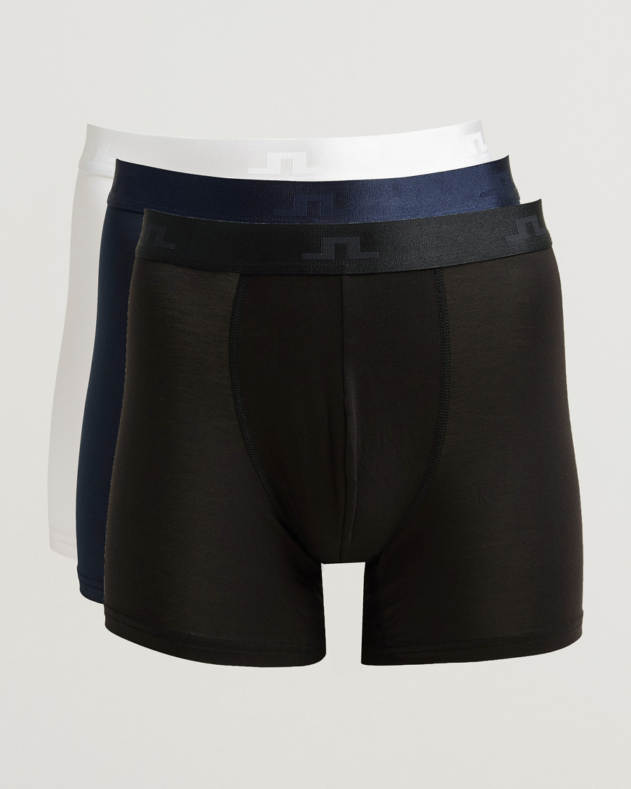 Mies | Alusvaatteet | J.Lindeberg | 3-Pack Bridge Lyocell Boxer Multi
