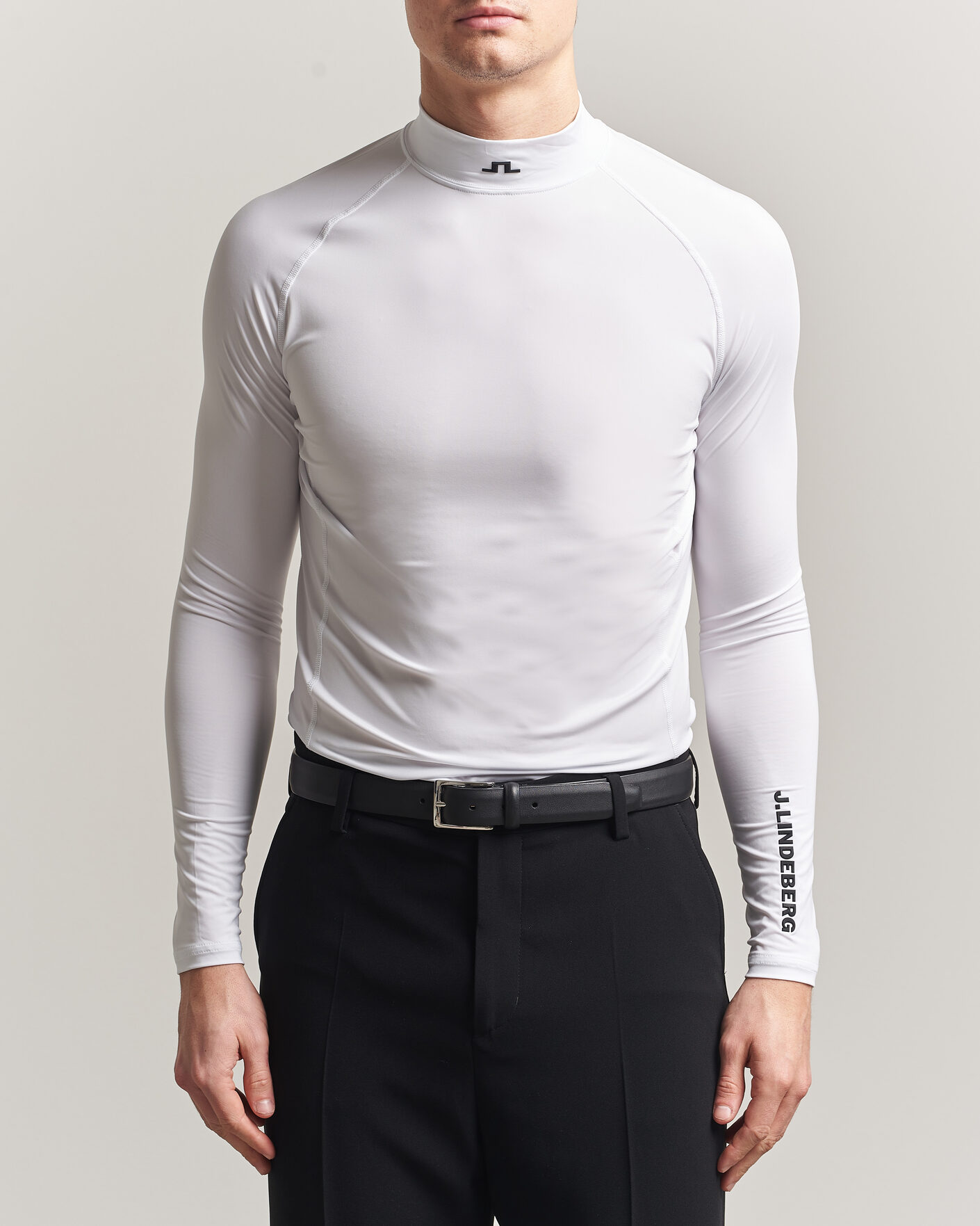 Mies | Golfvaatteet | J.Lindeberg | Ello Compression T-Shirt White